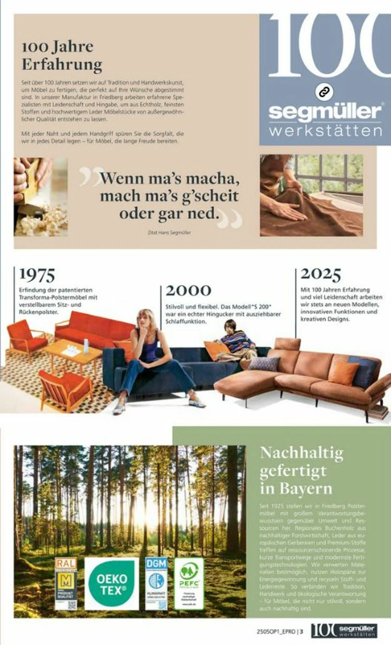 SEGMÜLLER von 24. Mai bis 31. August 2025 - Prospekt seite 3