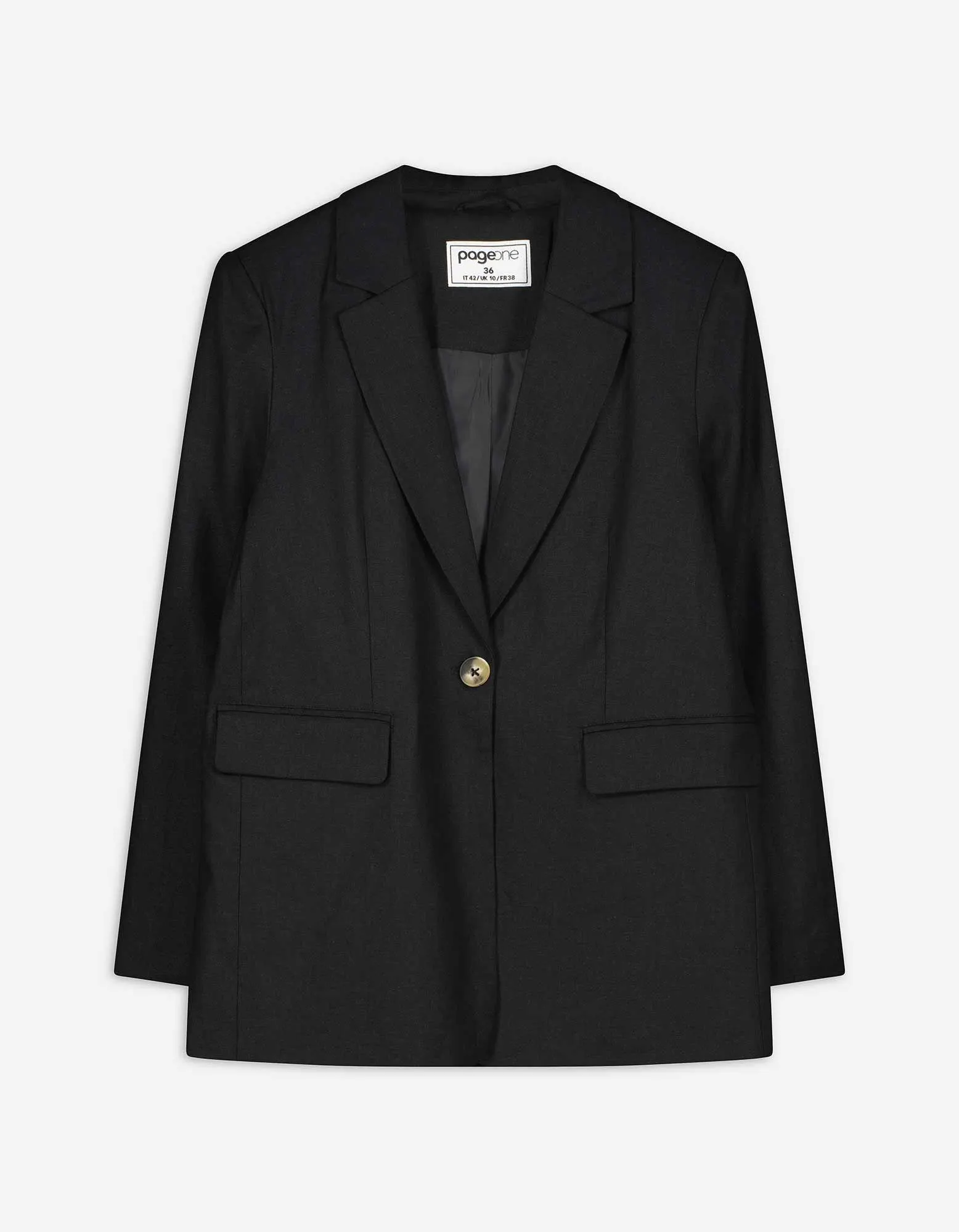 Sakko - Viskose-Anteil - schwarz