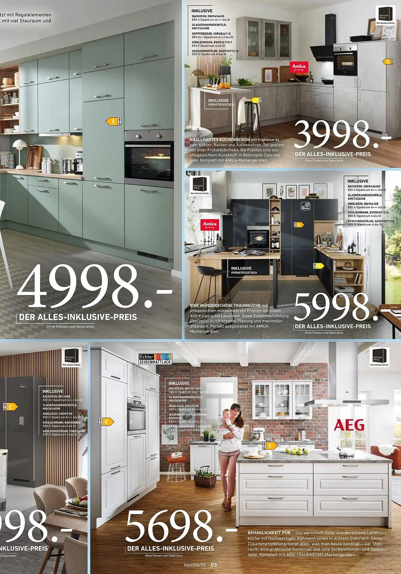 Küchen Aktuell Prospekt von 1. September bis 16. November 2025 - Prospekt seite 3
