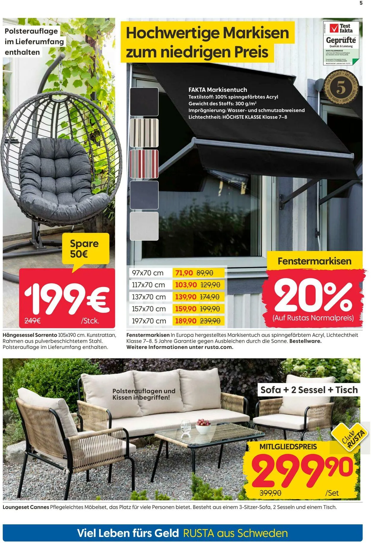 Rusta von 5. Mai bis 19. Mai 2025 - Prospekt seite 5