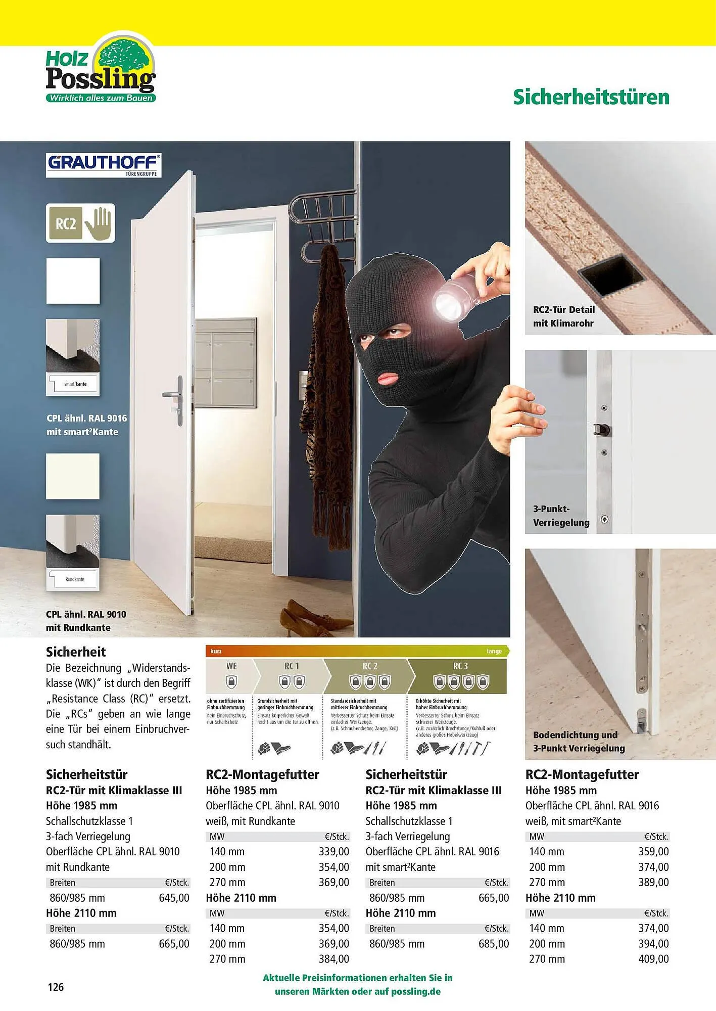 Holz Possling Prospekt von 31. März bis 30. Juni 2025 - Prospekt seite 126