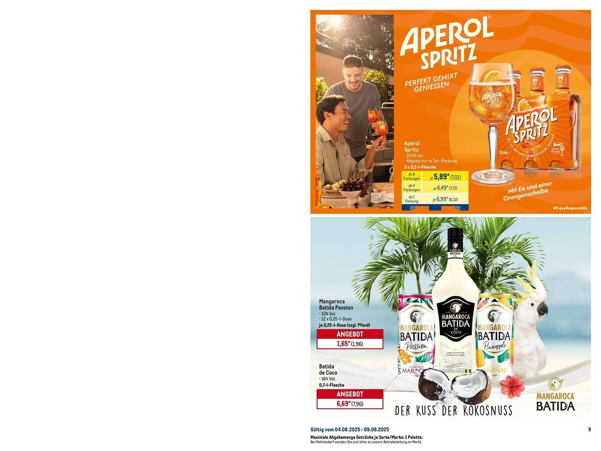 METRO Prospekt von 4. August bis 9. August 2025 - Prospekt seite 9