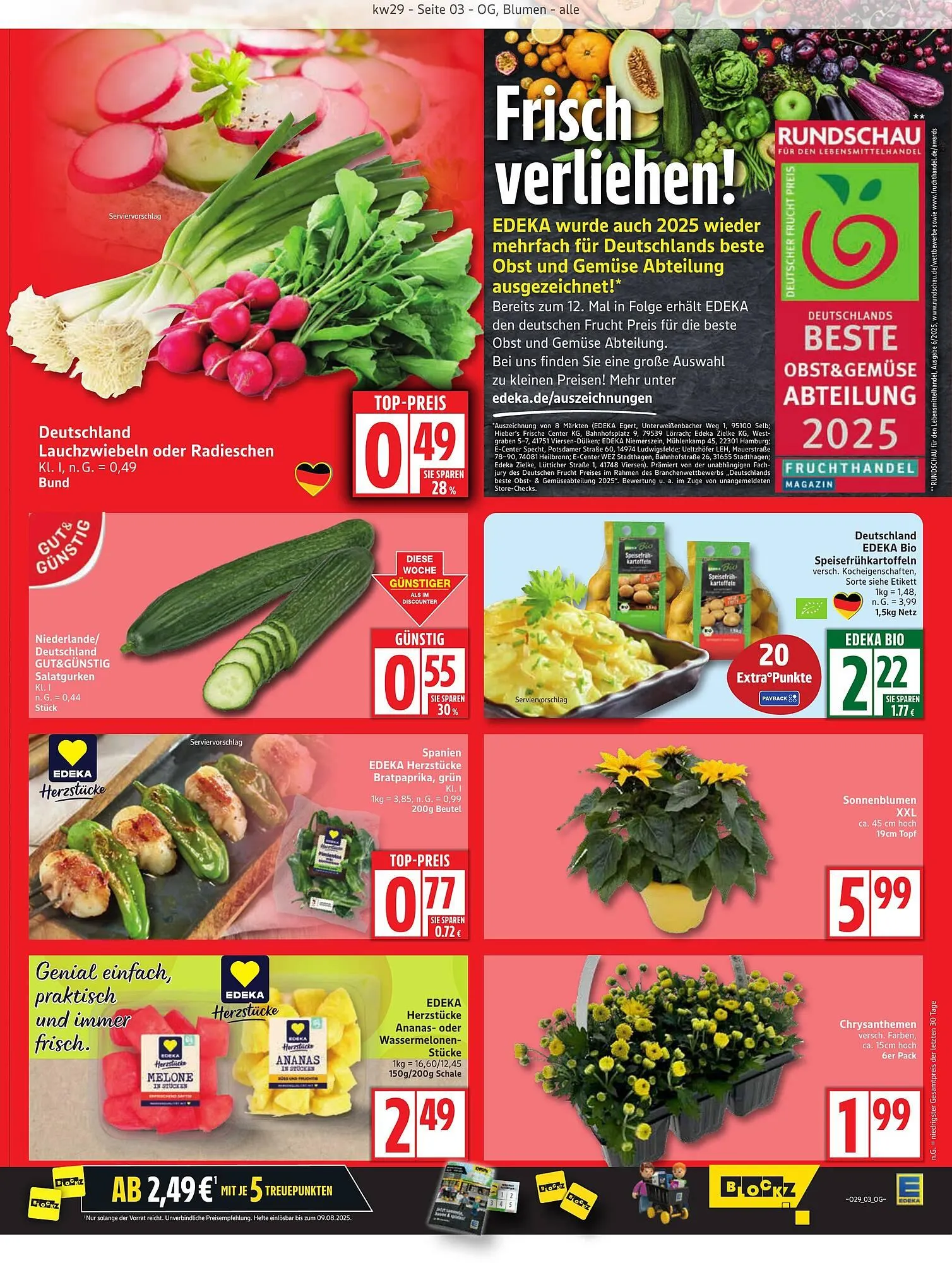 Edeka Prospekt von 14. Juli bis 19. Juli 2025 - Prospekt seite 3