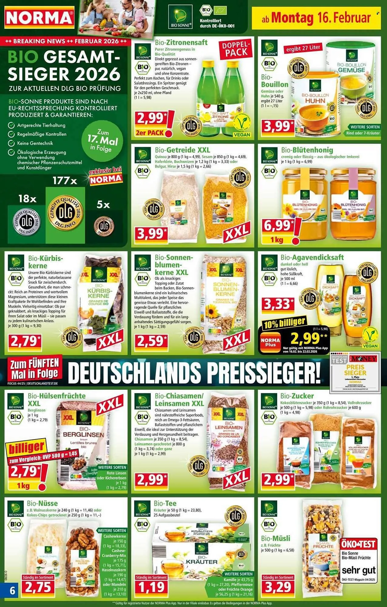 Norma Prospekt von 16. Februar bis 22. Februar 2026 - Prospekt seite 6