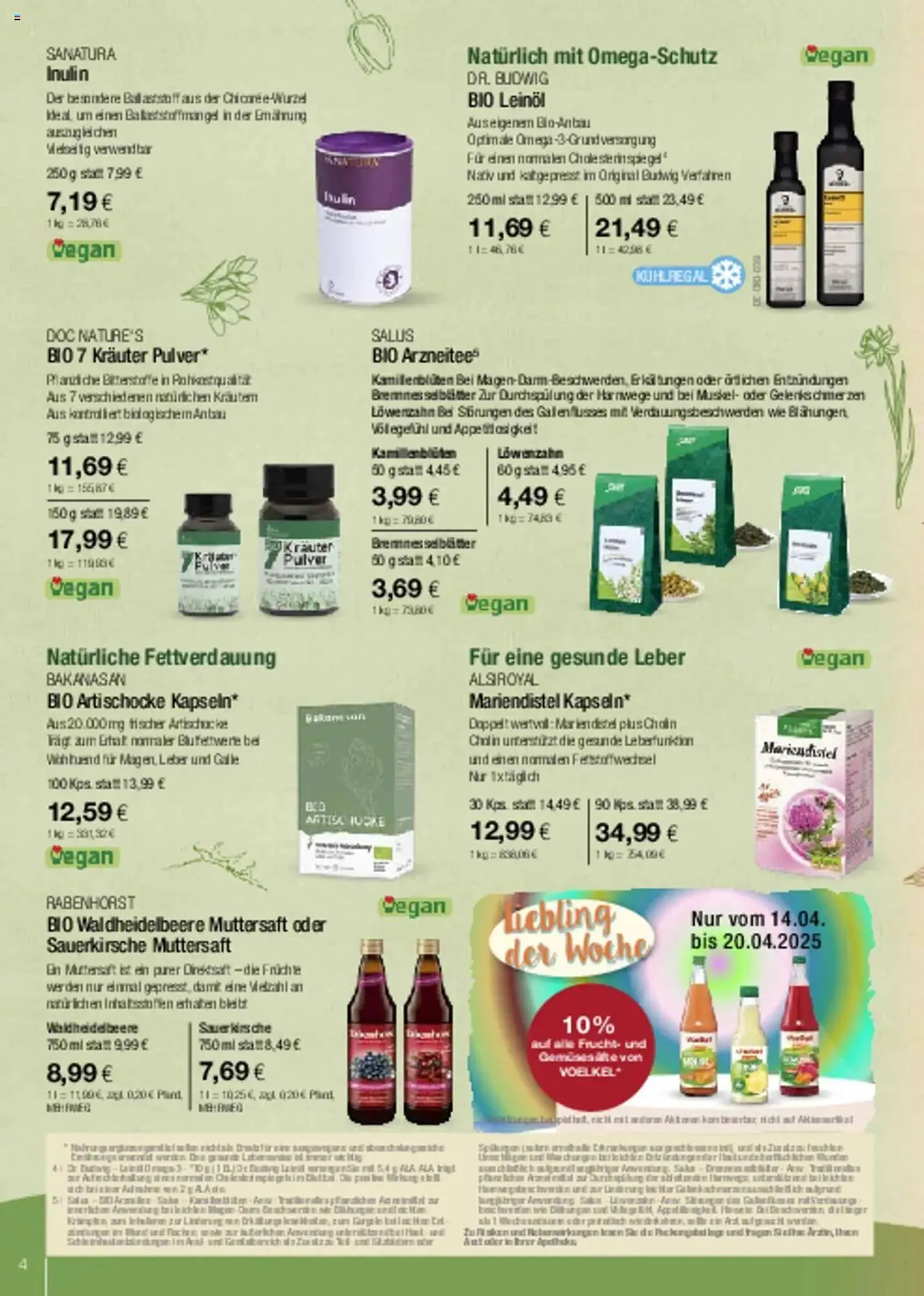 Vitalia Prospekt von 1. April bis 30. April 2025 - Prospekt seite 4