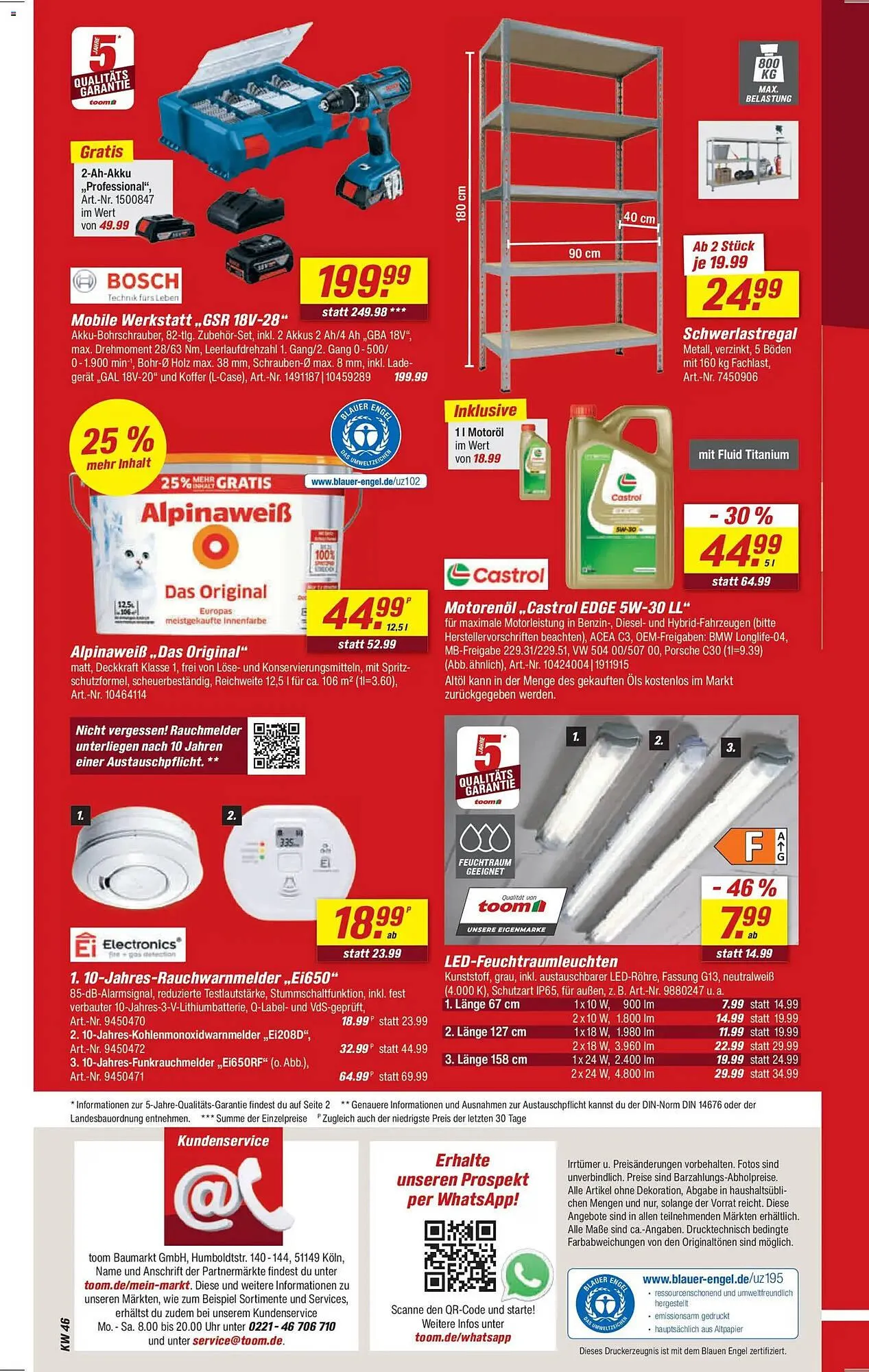 Toom Baumarkt Prospekt von 8. November bis 14. November 2025 - Prospekt seite 8