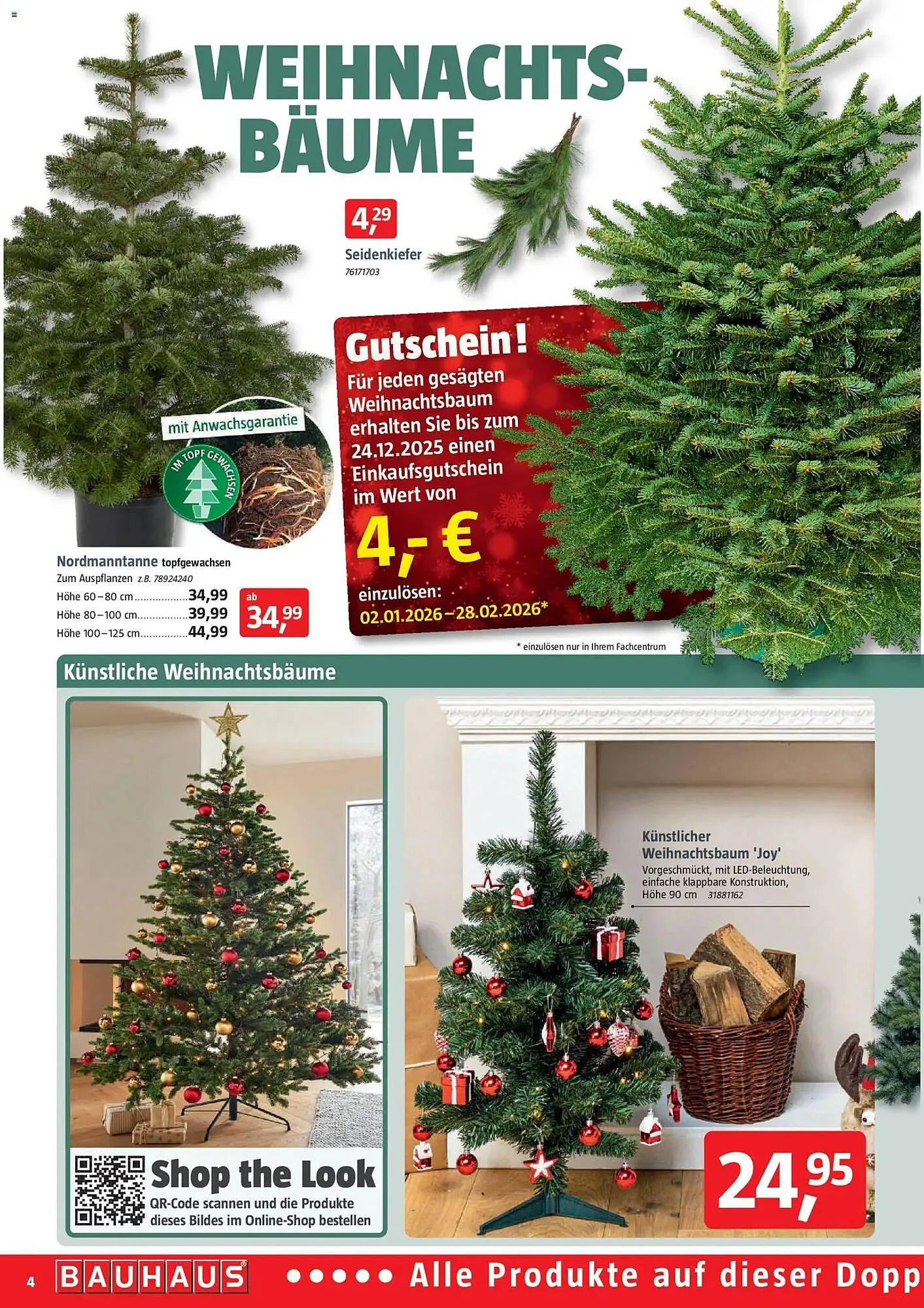 Bauhaus Prospekt von 29. November bis 3. Januar 2026 - Prospekt seite 4