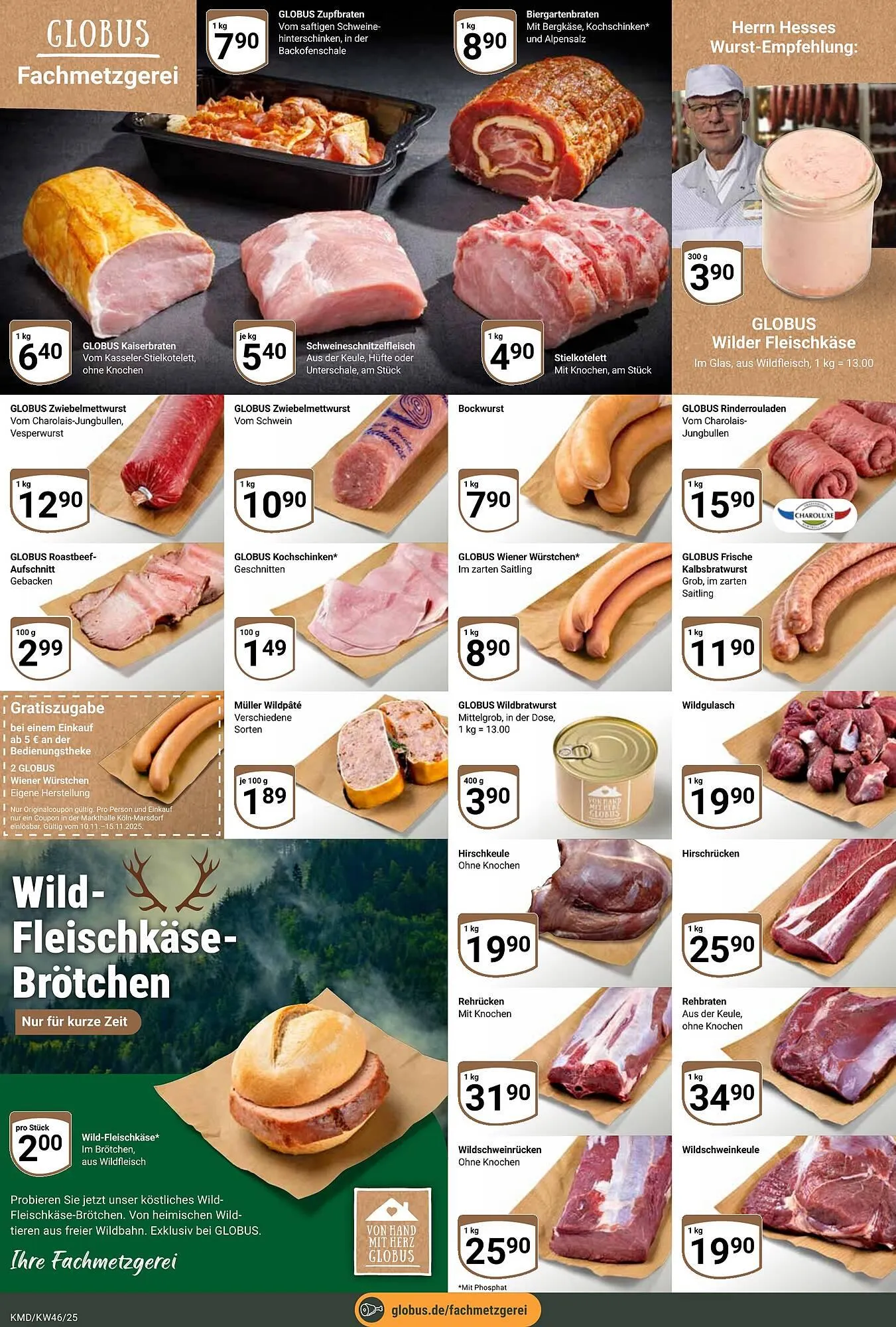 Globus Prospekt von 10. November bis 15. November 2025 - Prospekt seite 8