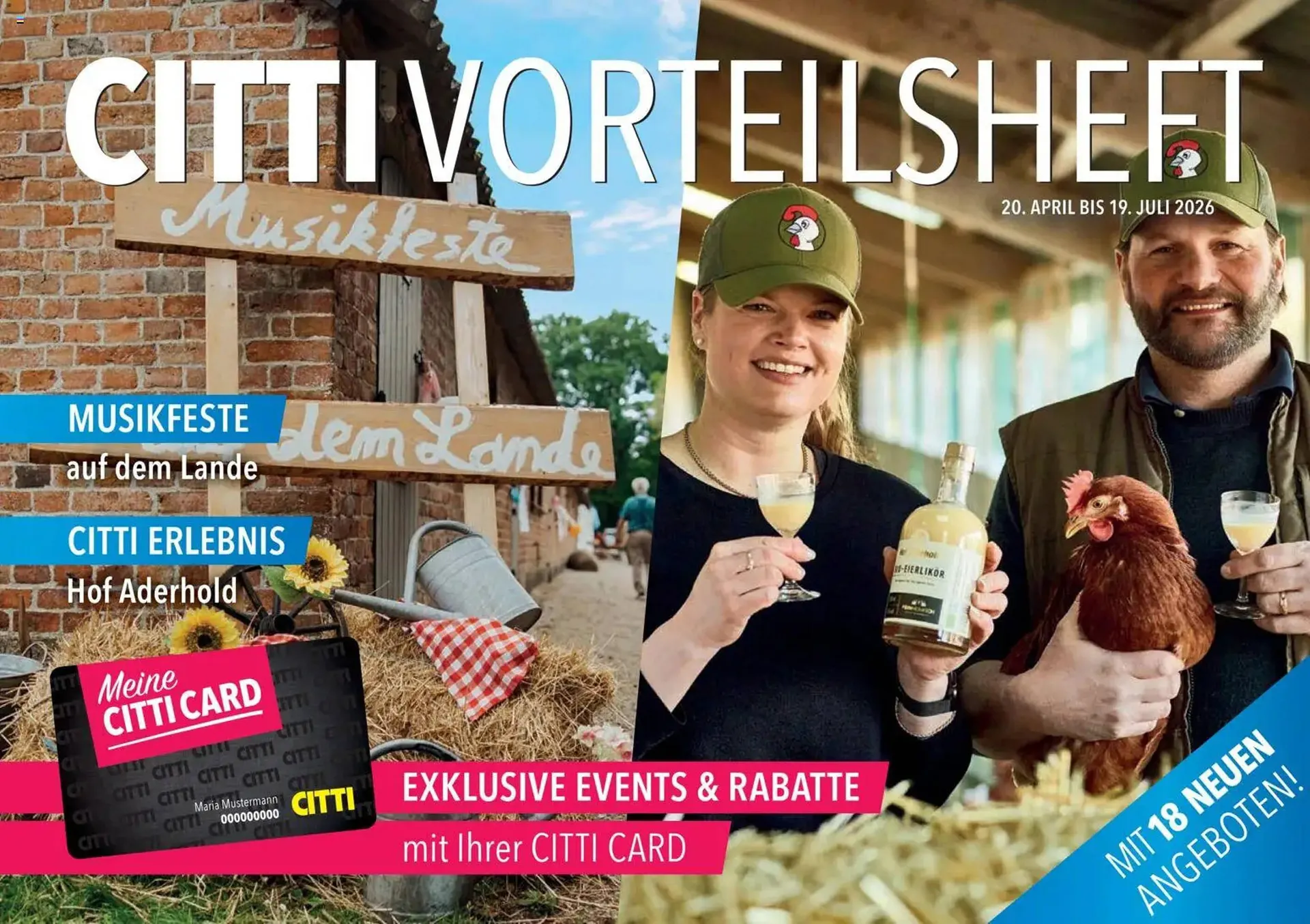 CITTI Markt Prospekt von 20. April bis 19. Juli 2026 - Prospekt seite 1