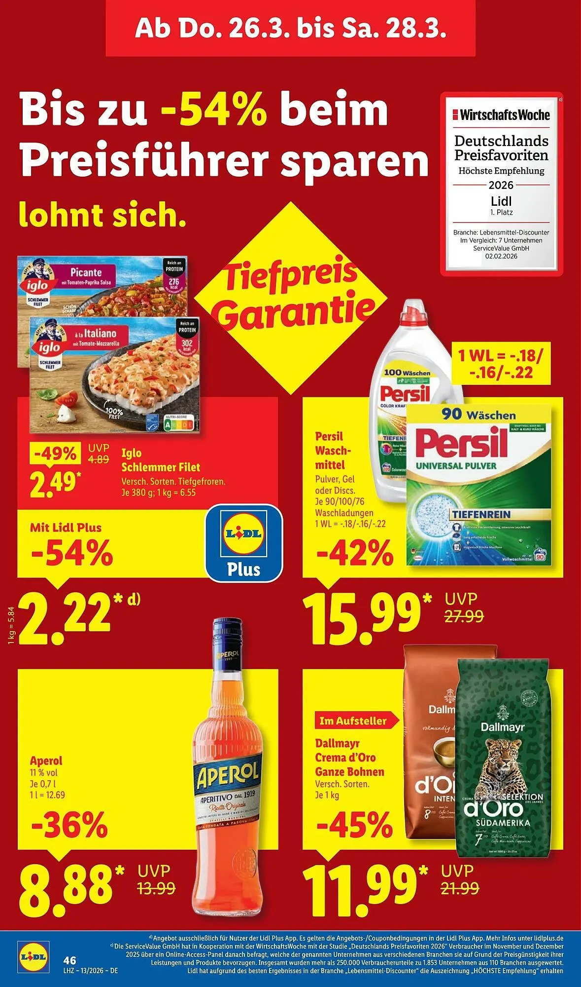 Lidl Prospekt von 23. März bis 29. März 2026 - Prospekt seite 68