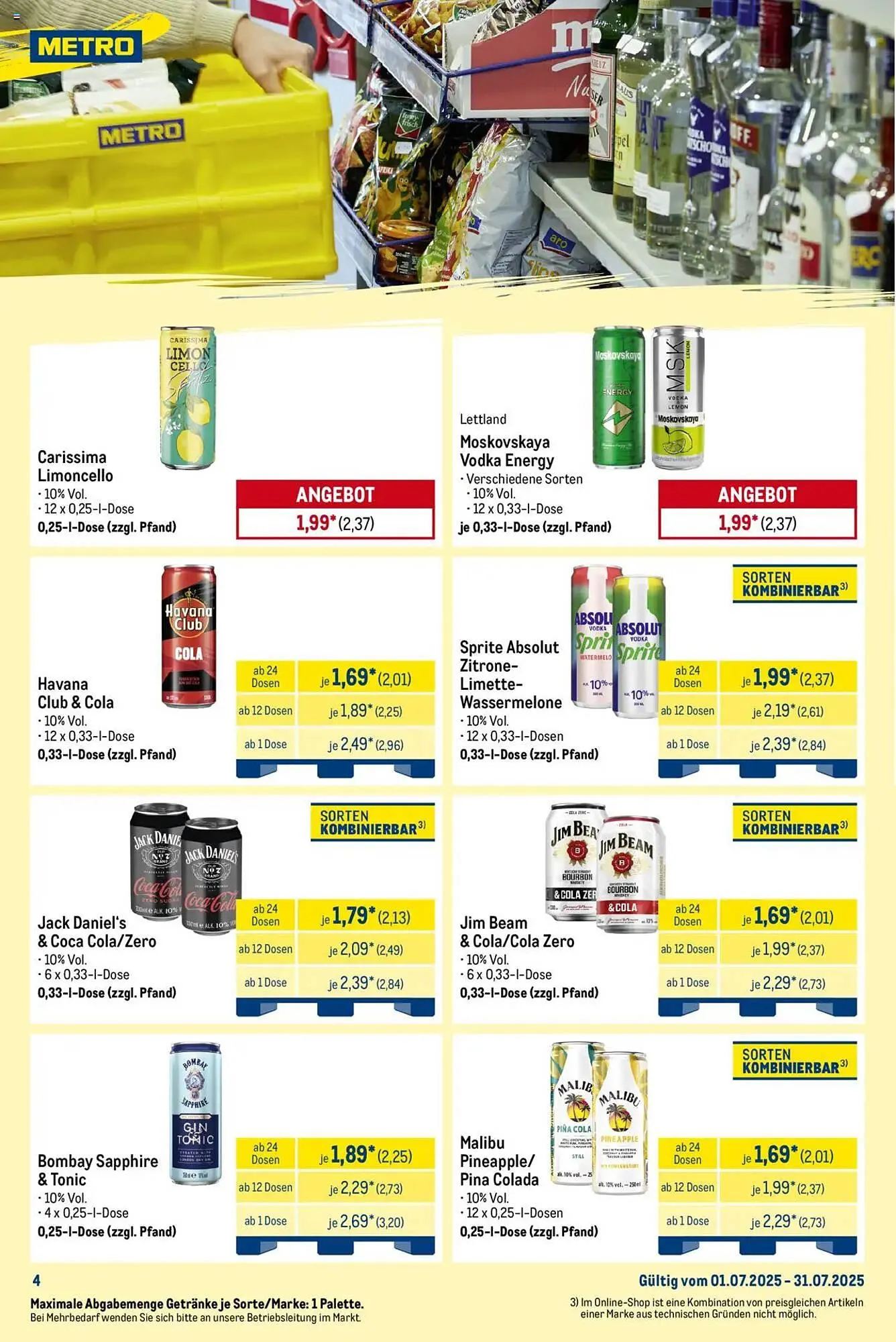 METRO Prospekt von 1. Juli bis 31. Juli 2025 - Prospekt seite 4