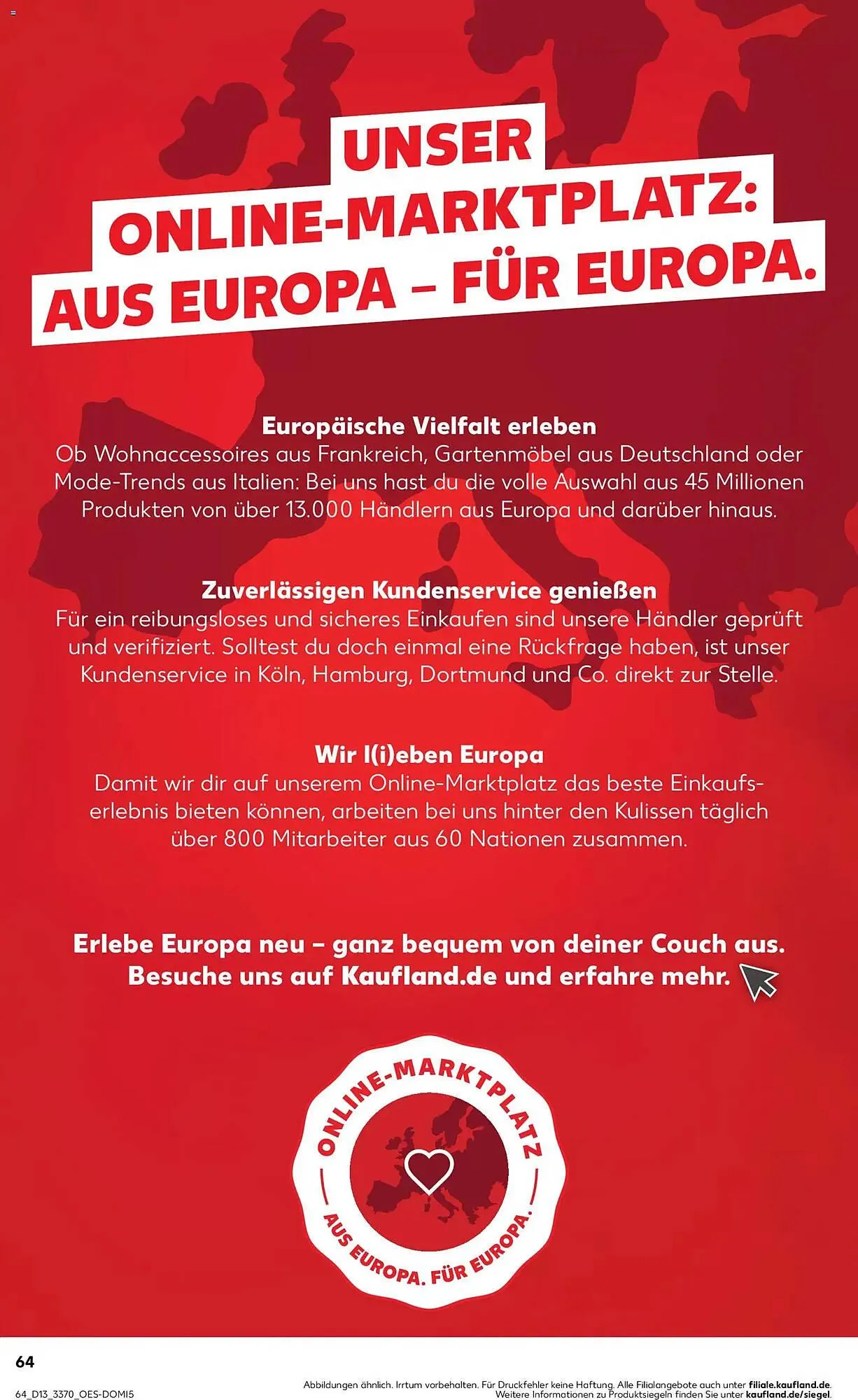 Kaufland Prospekt von 26. März bis 1. April 2026 - Prospekt seite 64