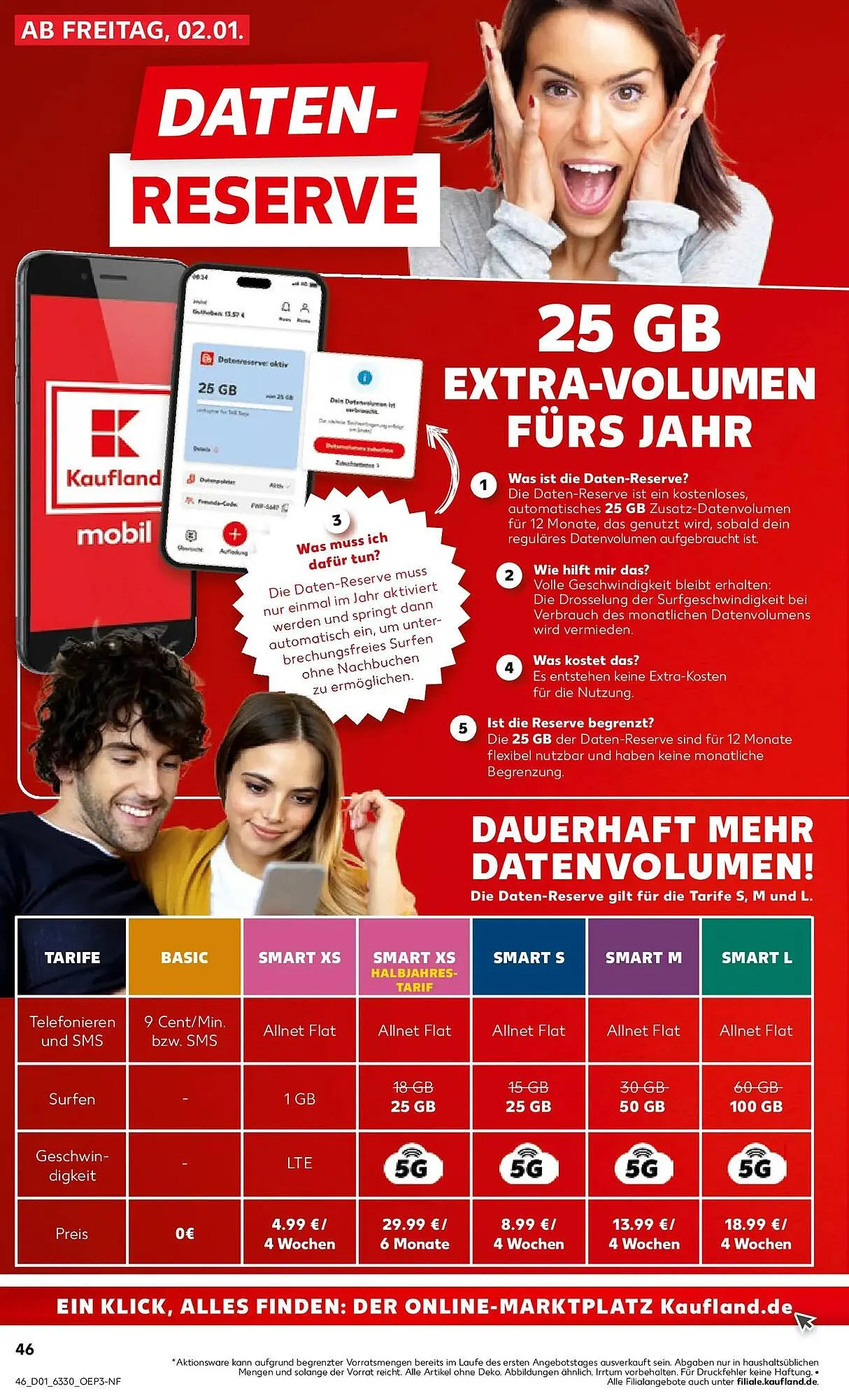 Kaufland Prospekt von 4. Januar bis 7. Januar 2026 - Prospekt seite 46