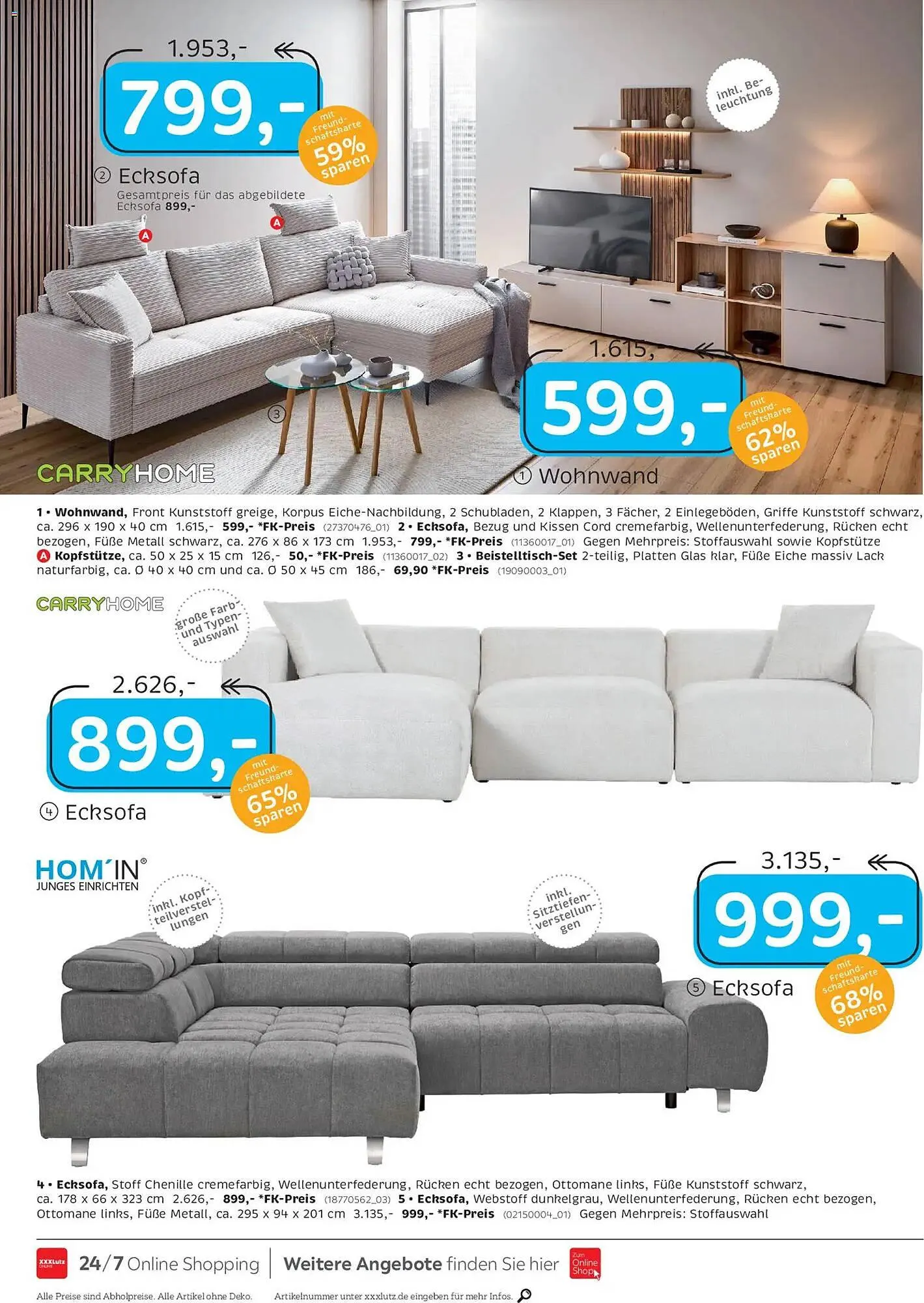 XXXLutz Prospekt von 26. Oktober bis 16. November 2025 - Prospekt seite 8