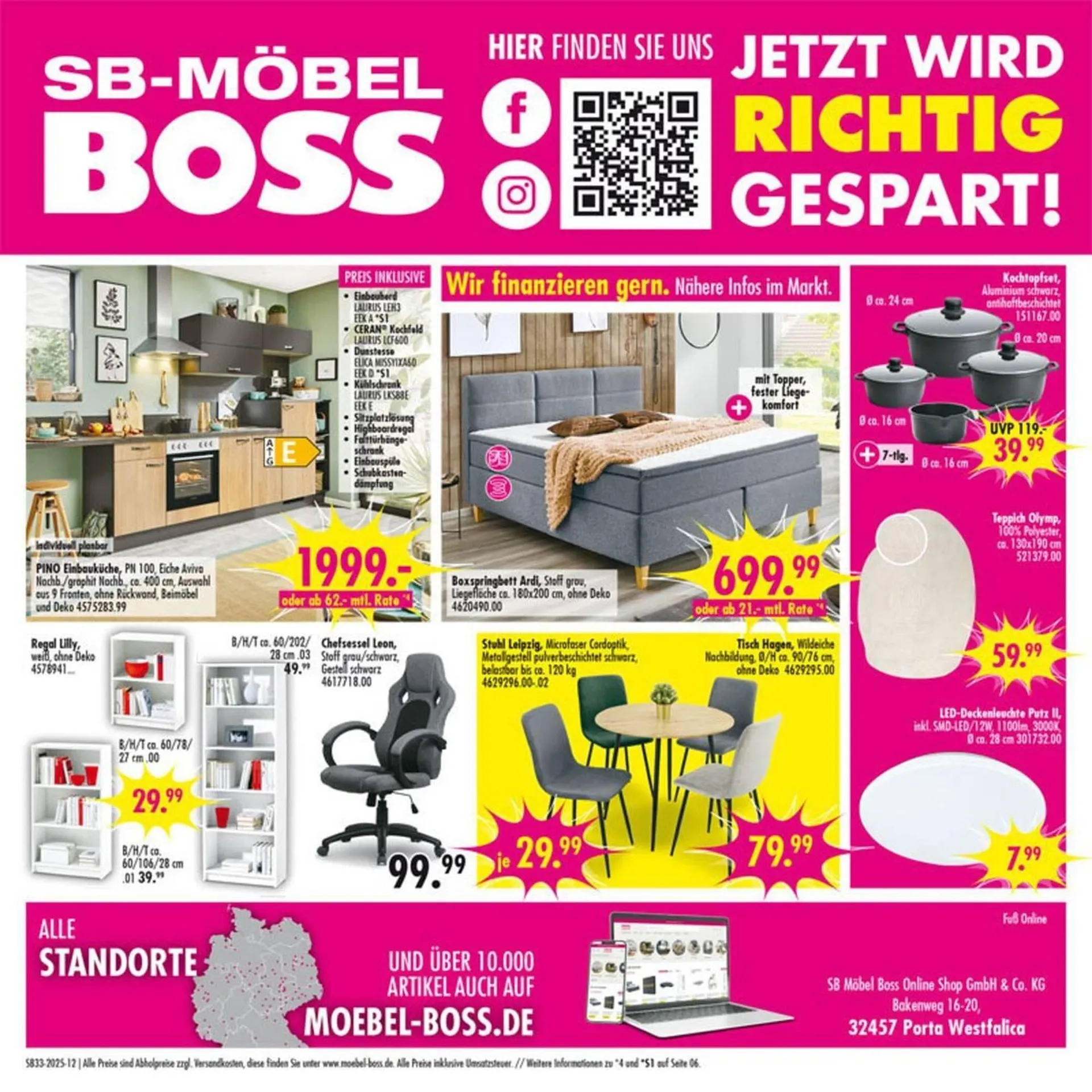 Möbel Boss Prospekt von 11. August bis 24. August 2025 - Prospekt seite 12