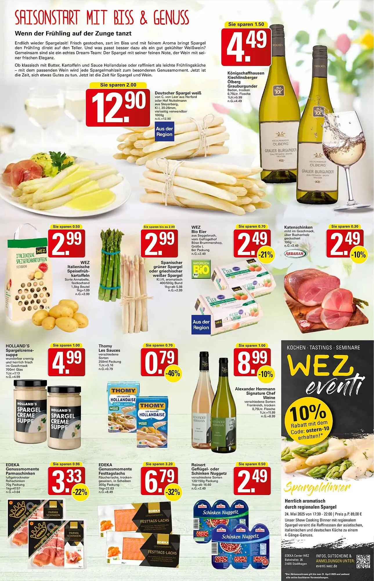 WEZ Prospekt von 14. April bis 19. April 2025 - Prospekt seite 3