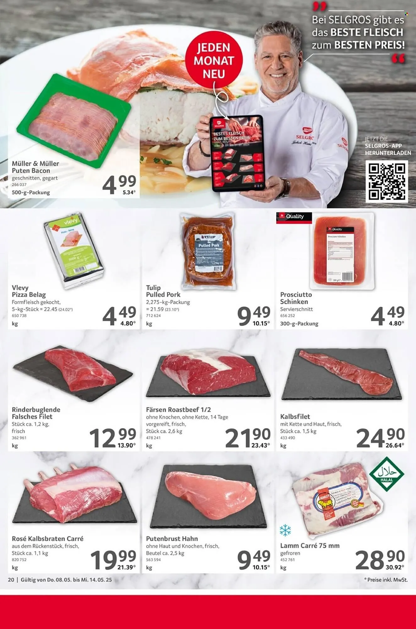 Selgros Prospekt von 8. Mai bis 14. Mai 2025 - Prospekt seite 20