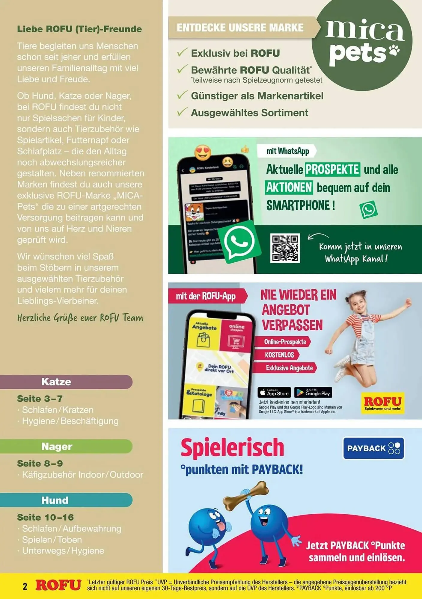 Rofu Kinderland Prospekt von 22. März bis 10. Mai 2026 - Prospekt seite 2