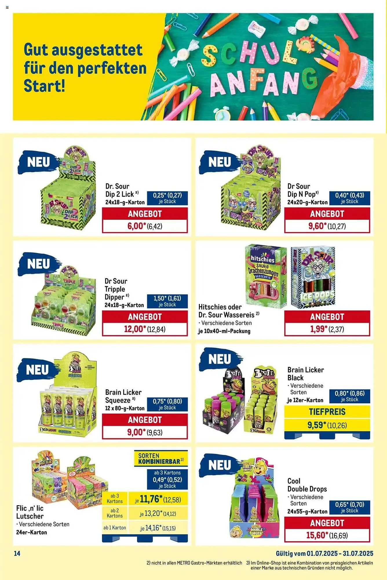 METRO Prospekt von 1. Juli bis 31. Juli 2025 - Prospekt seite 14