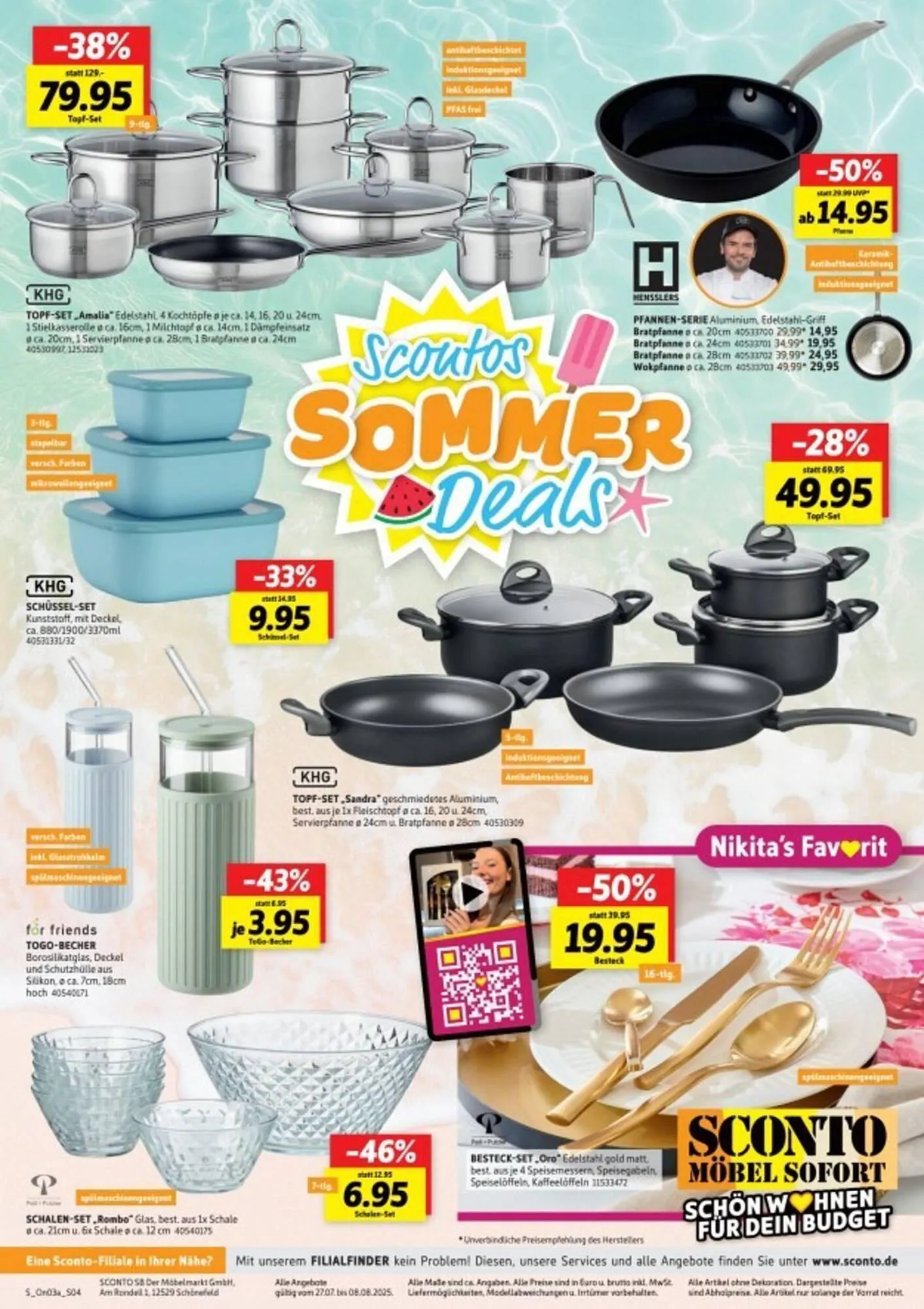 SCONTO Prospekt von 26. Juli bis 8. August 2025 - Prospekt seite 4