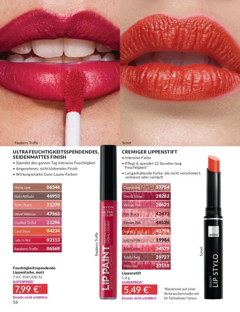 Avon Aktueller Prospekt von 4. Juni bis 18. Juni 2025 - Prospekt seite 56