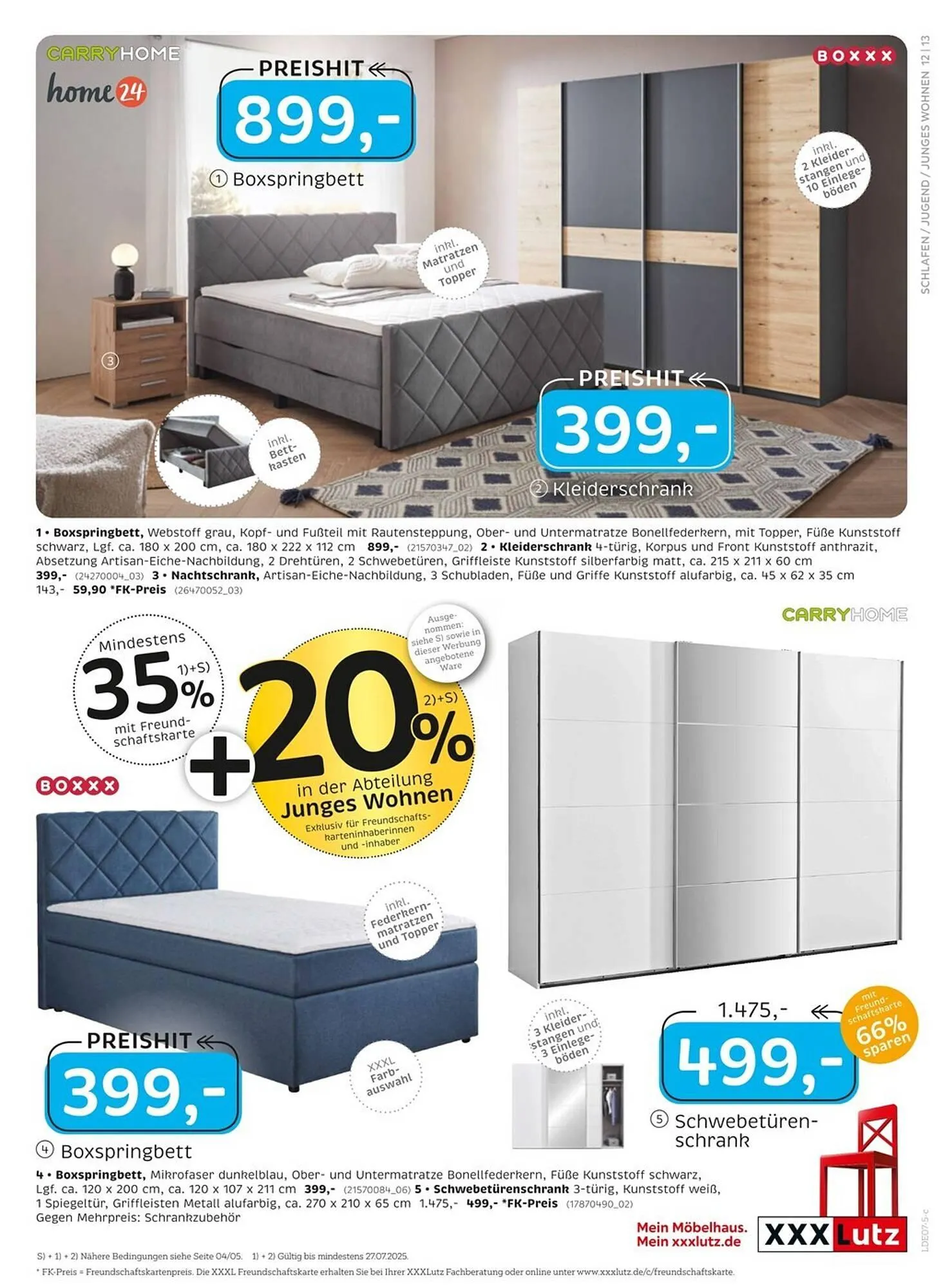 XXXLutz Prospekt von 14. Juli bis 20. Juli 2025 - Prospekt seite 21