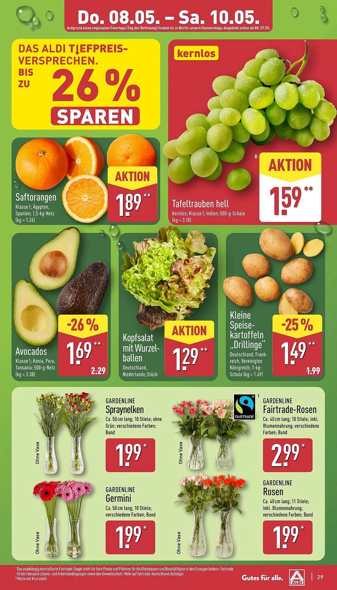 Aldi Nord Prospekt von 5. Mai bis 11. Mai 2025 - Prospekt seite 29