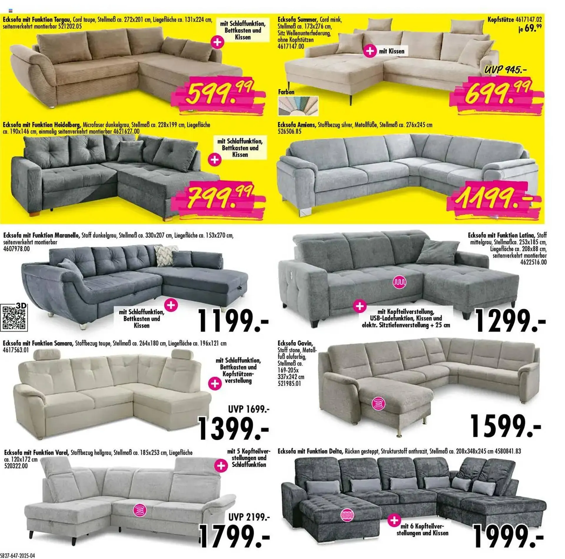 Möbel Boss Prospekt von 30. Juni bis 6. Juli 2025 - Prospekt seite 4