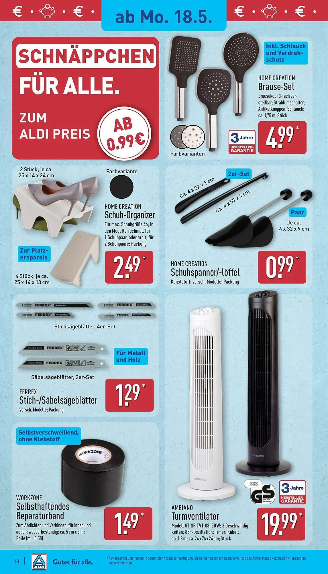 Aldi Nord Prospekt von 18. Mai bis 23. Mai 2026 - Prospekt seite 18