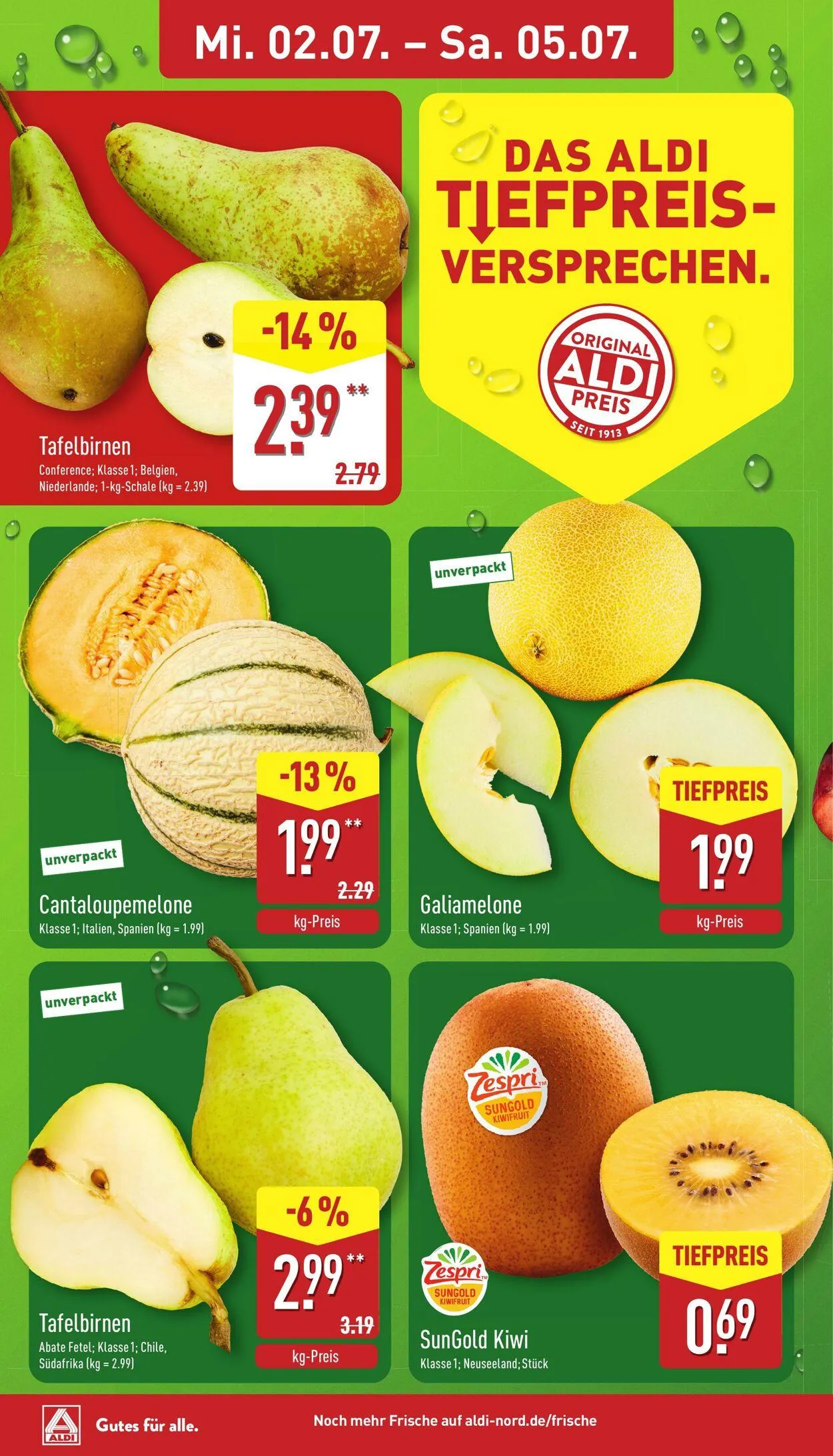 Aldi-Nord von 30. Juni bis 5. Juli 2025 - Prospekt seite 7