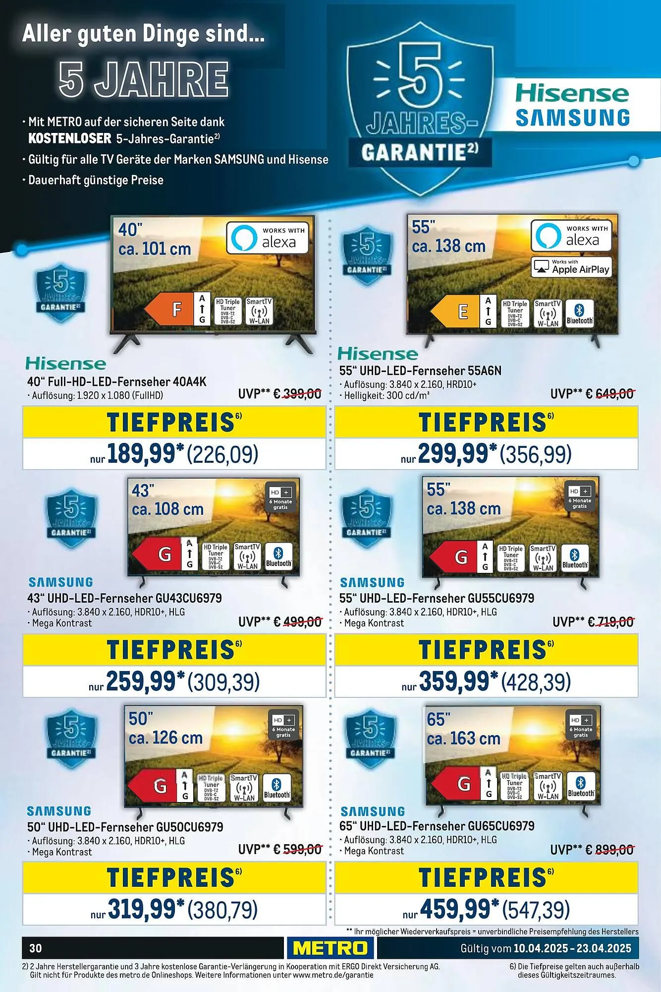 METRO Prospekt von 10. April bis 23. April 2025 - Prospekt seite 30
