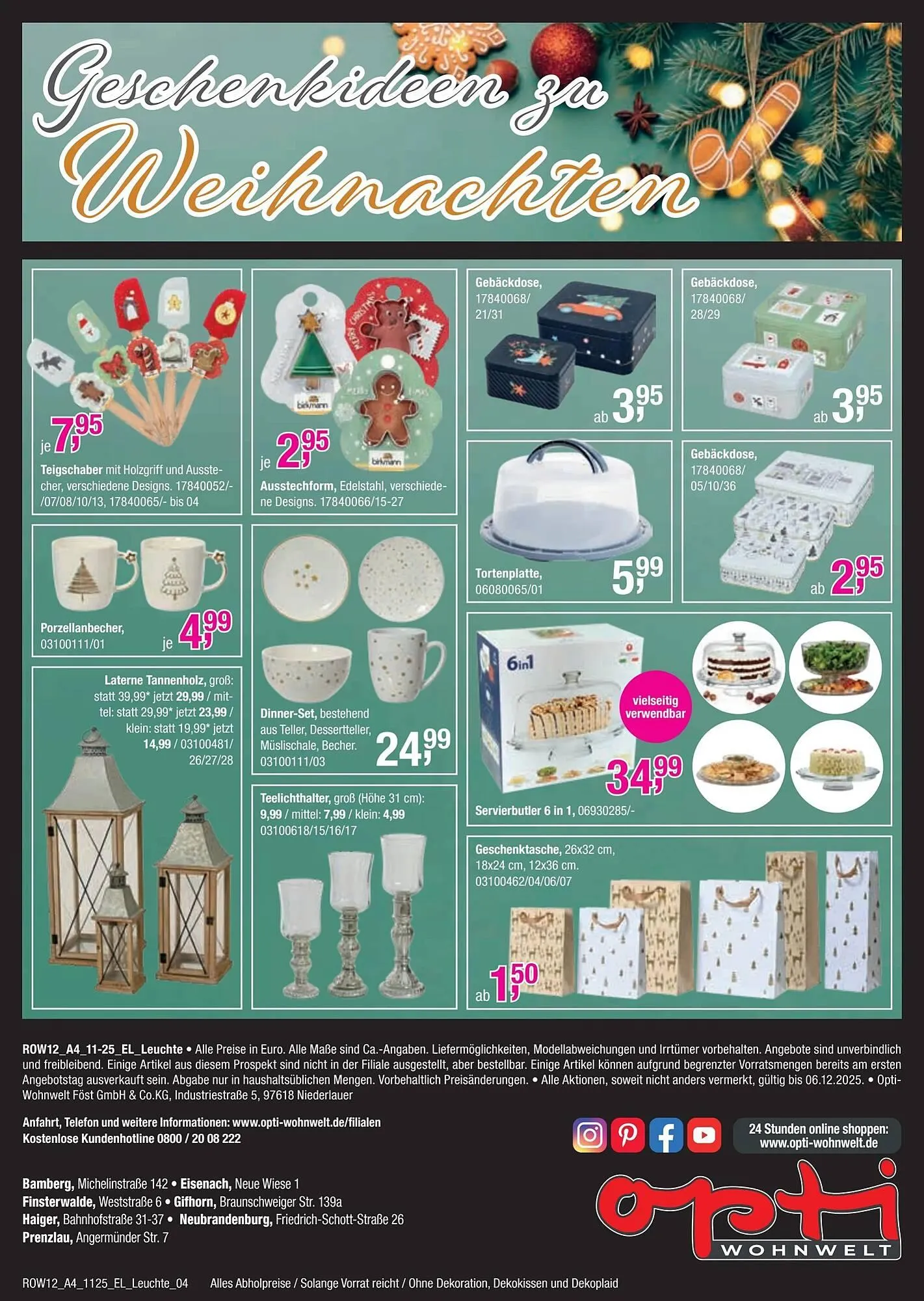 Opti Wohnwelt Prospekt von 13. November bis 7. Dezember 2025 - Prospekt seite 4