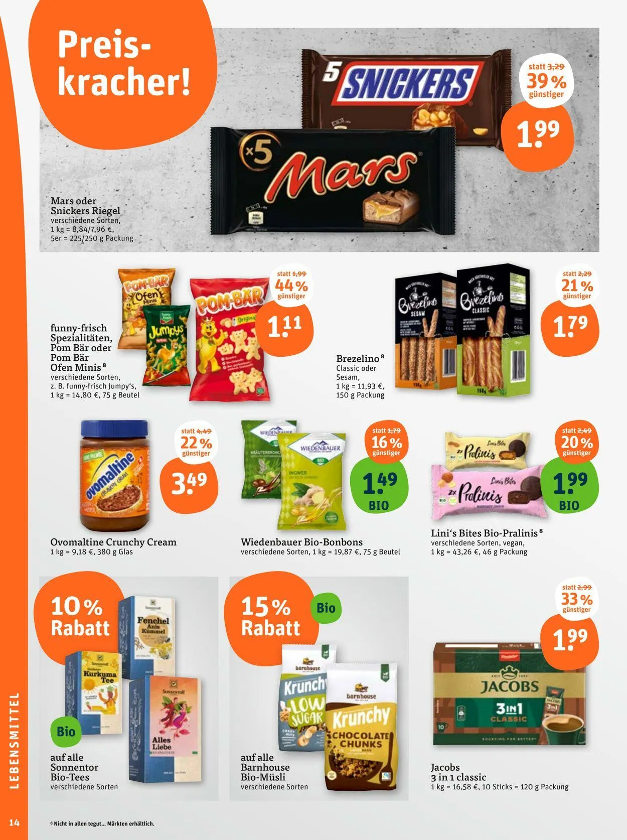 Tegut Aktueller Prospekt von 30. Juni bis 6. Juli 2025 - Prospekt seite 16