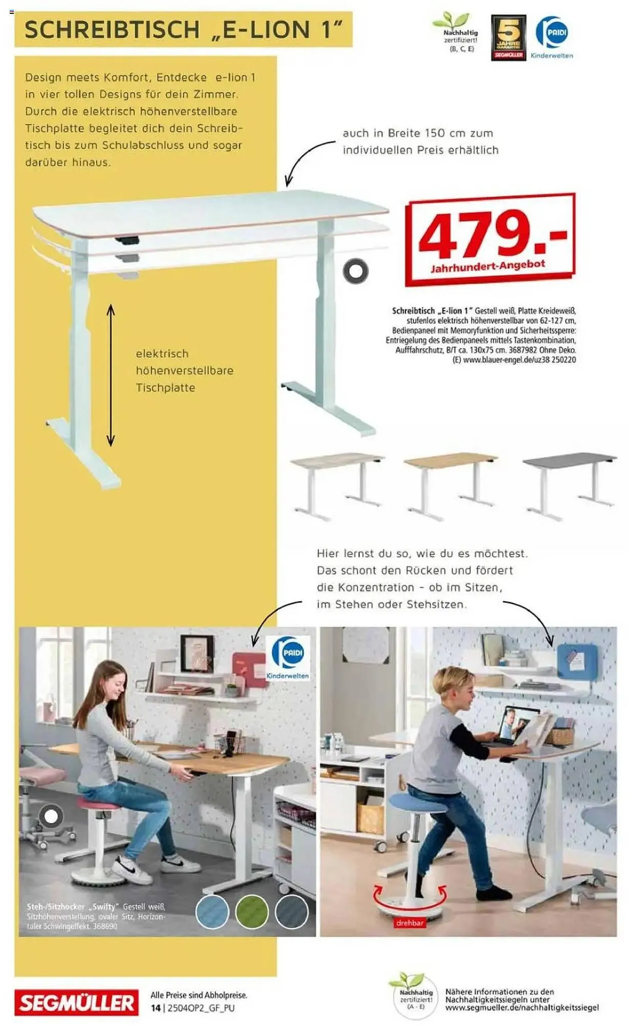 Segmüller Prospekt von 29. März bis 28. Juni 2025 - Prospekt seite 14