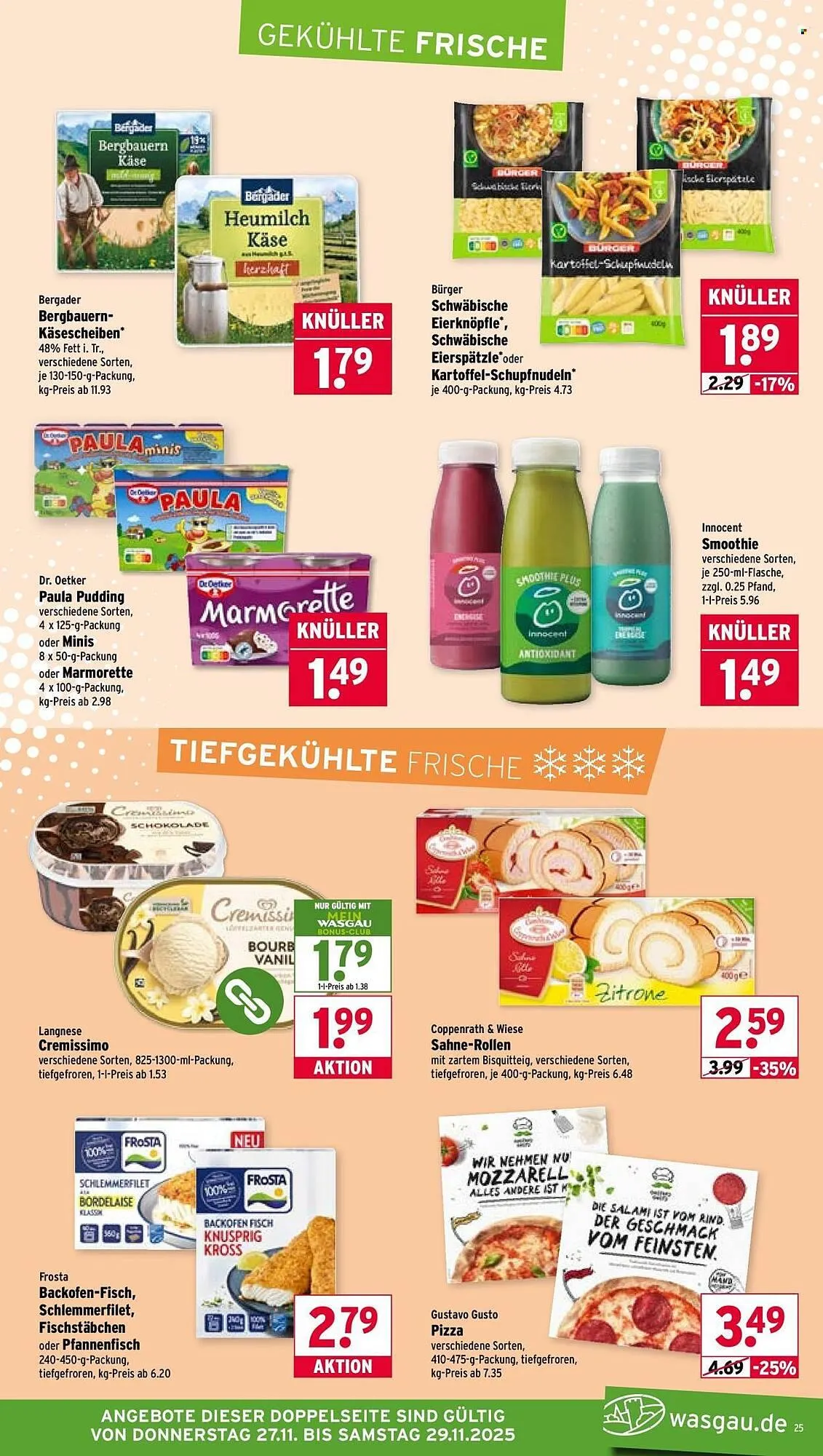 Wasgau Prospekt von 24. November bis 29. November 2025 - Prospekt seite 25