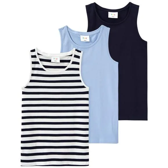 3 Mädchen Tops im Basic-Look