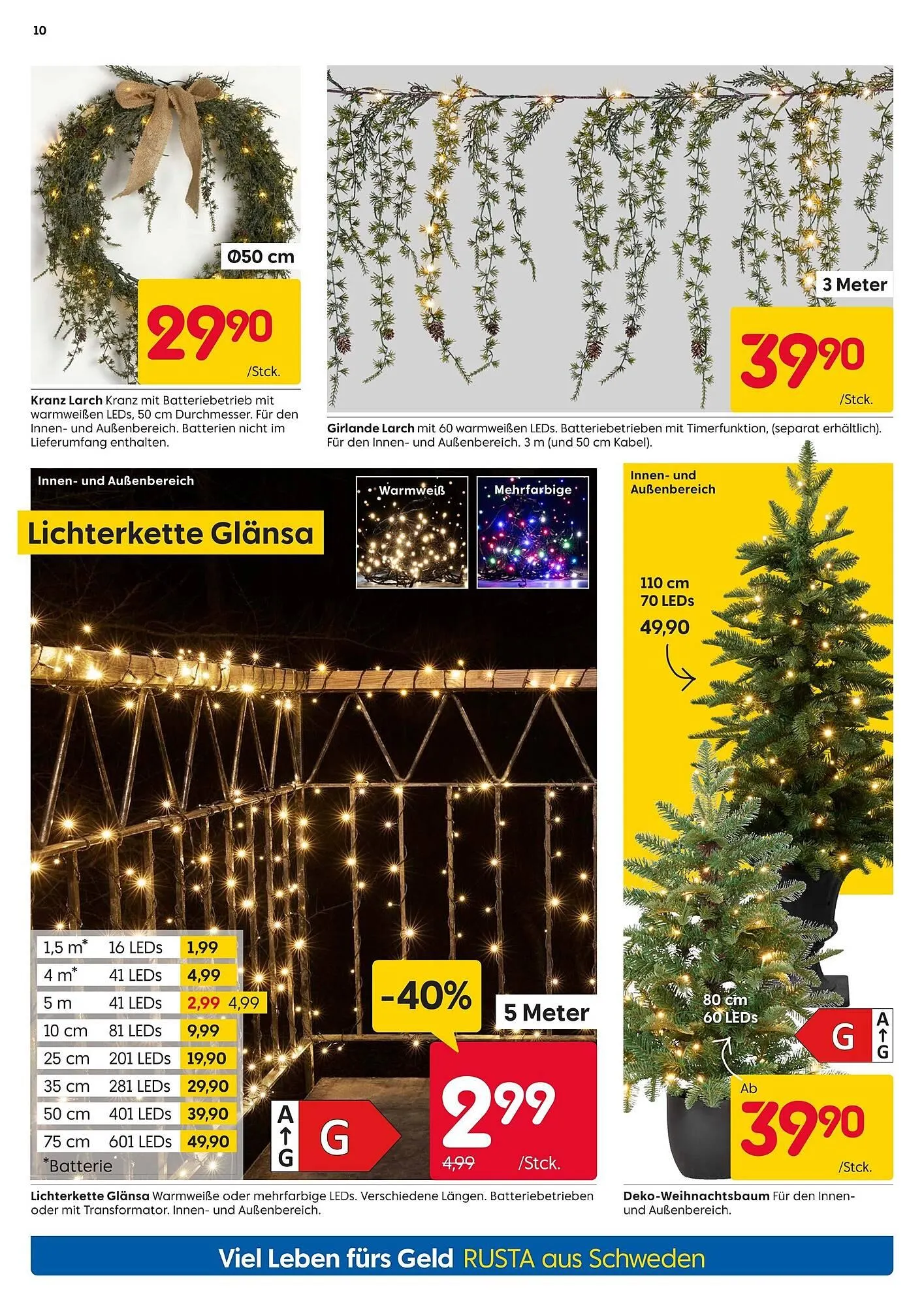 Rusta Prospekt von 4. Oktober bis 11. Oktober 2025 - Prospekt seite 10