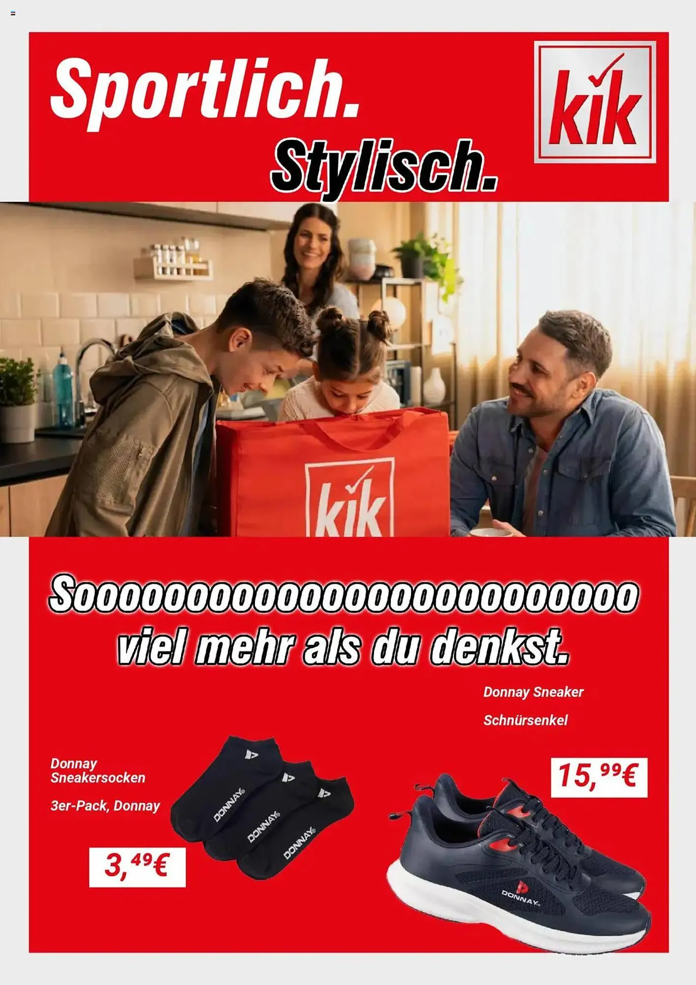 KiK Prospekt von 8. Mai bis 18. Mai 2025 - Prospekt seite 1