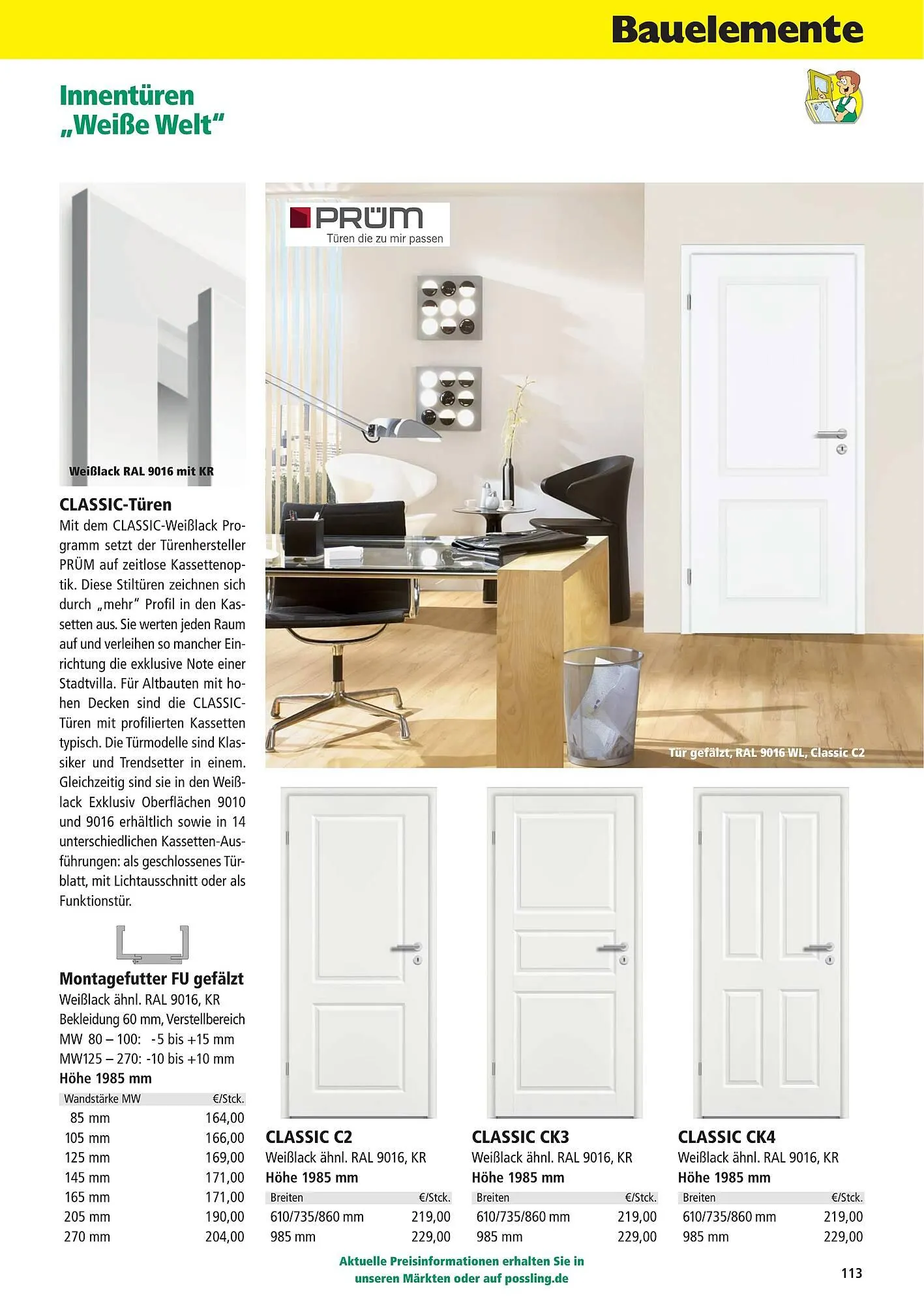 Holz Possling Prospekt von 1. April bis 31. Juli 2026 - Prospekt seite 113