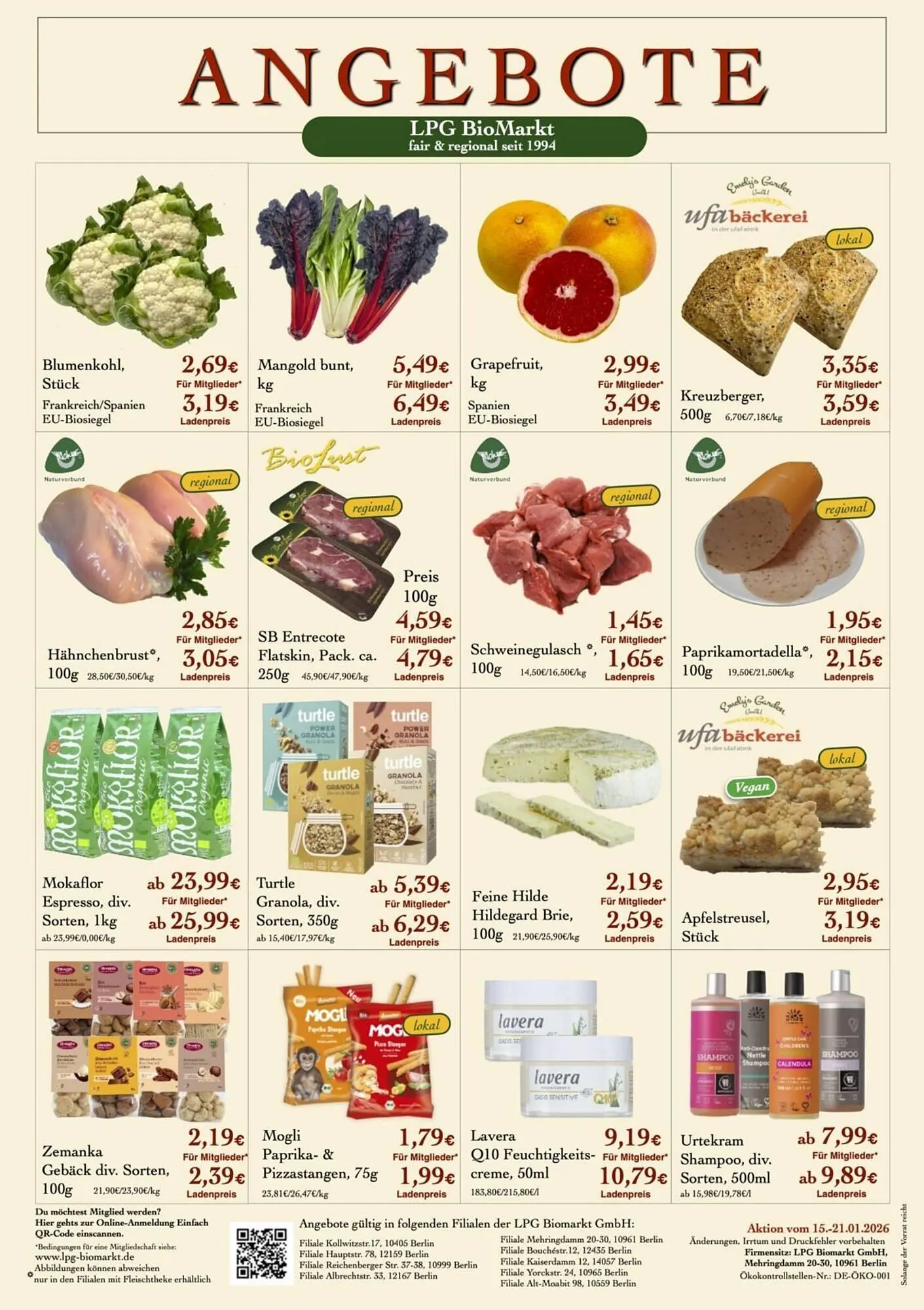 LPG Biomarkt Prospekt von 15. Januar bis 21. Januar 2026 - Prospekt seite 2