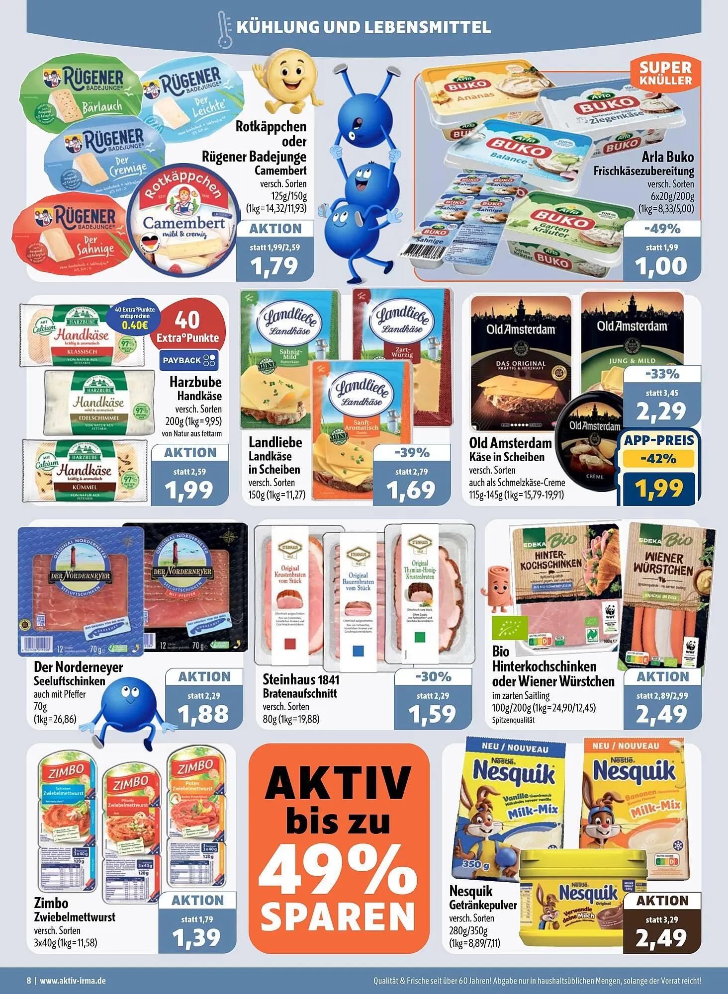 Aktiv Irma Prospekt von 9. März bis 14. März 2026 - Prospekt seite 8