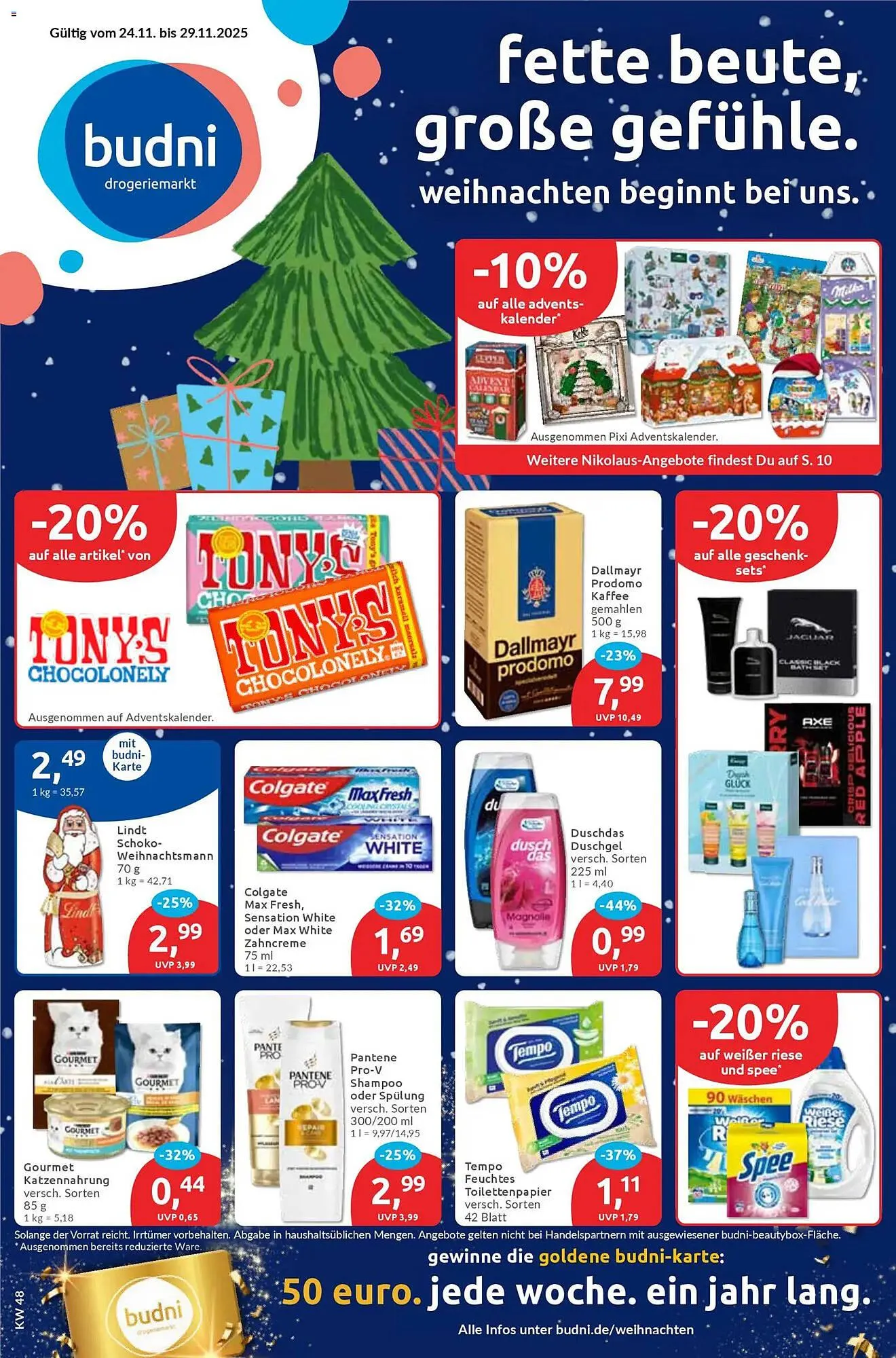 Budni Prospekt von 24. November bis 29. November 2025 - Prospekt seite 1