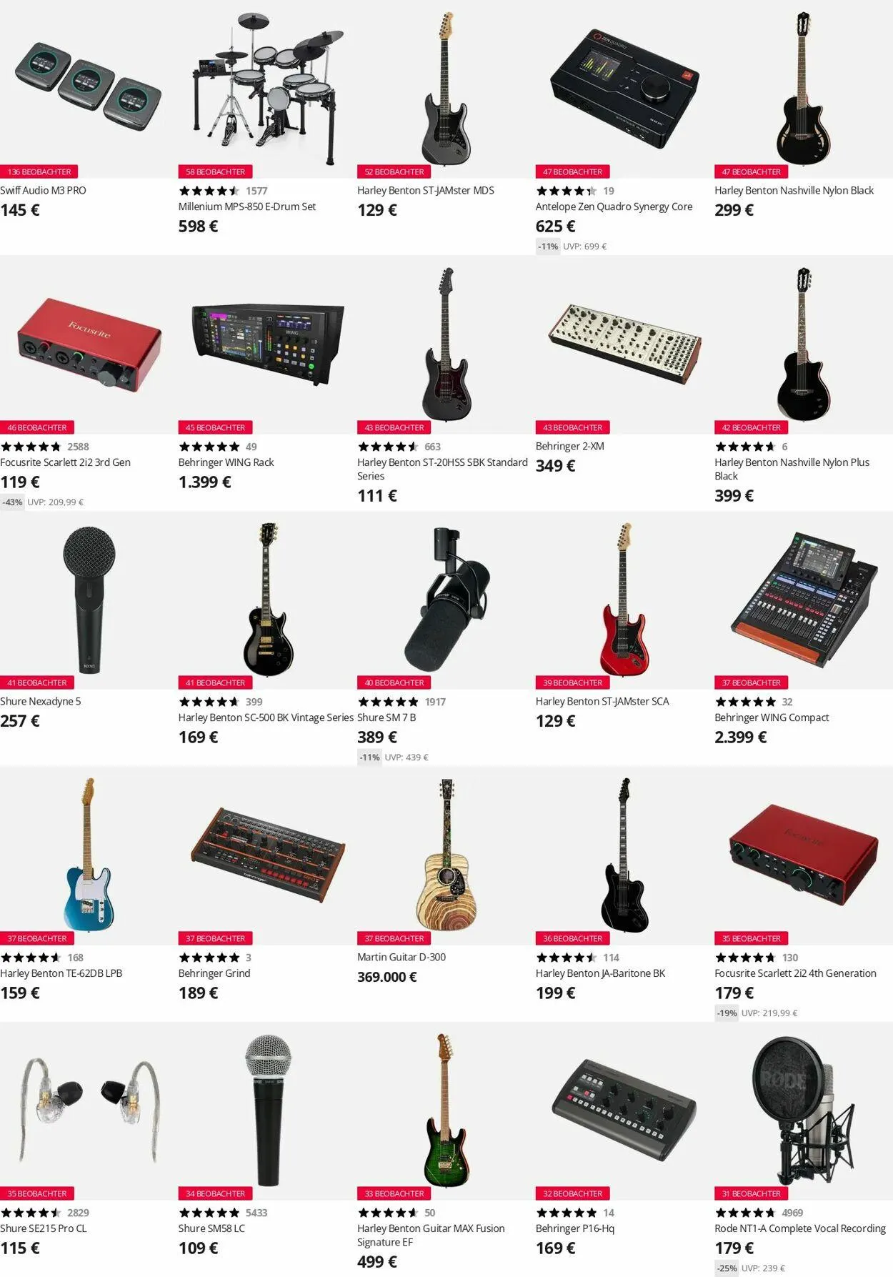 Thomann Aktueller Prospekt von 7. April bis 16. April 2025 - Prospekt seite 4
