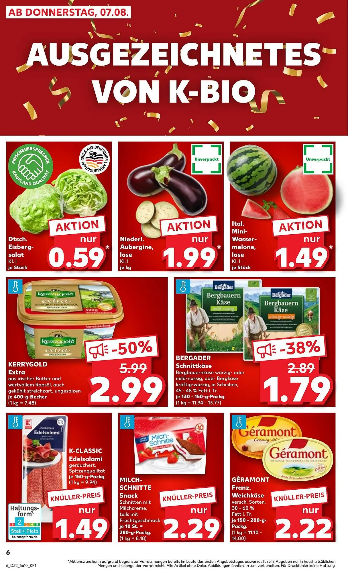 Kaufland Prospekt von 7. August bis 13. August 2025 - Prospekt seite 6