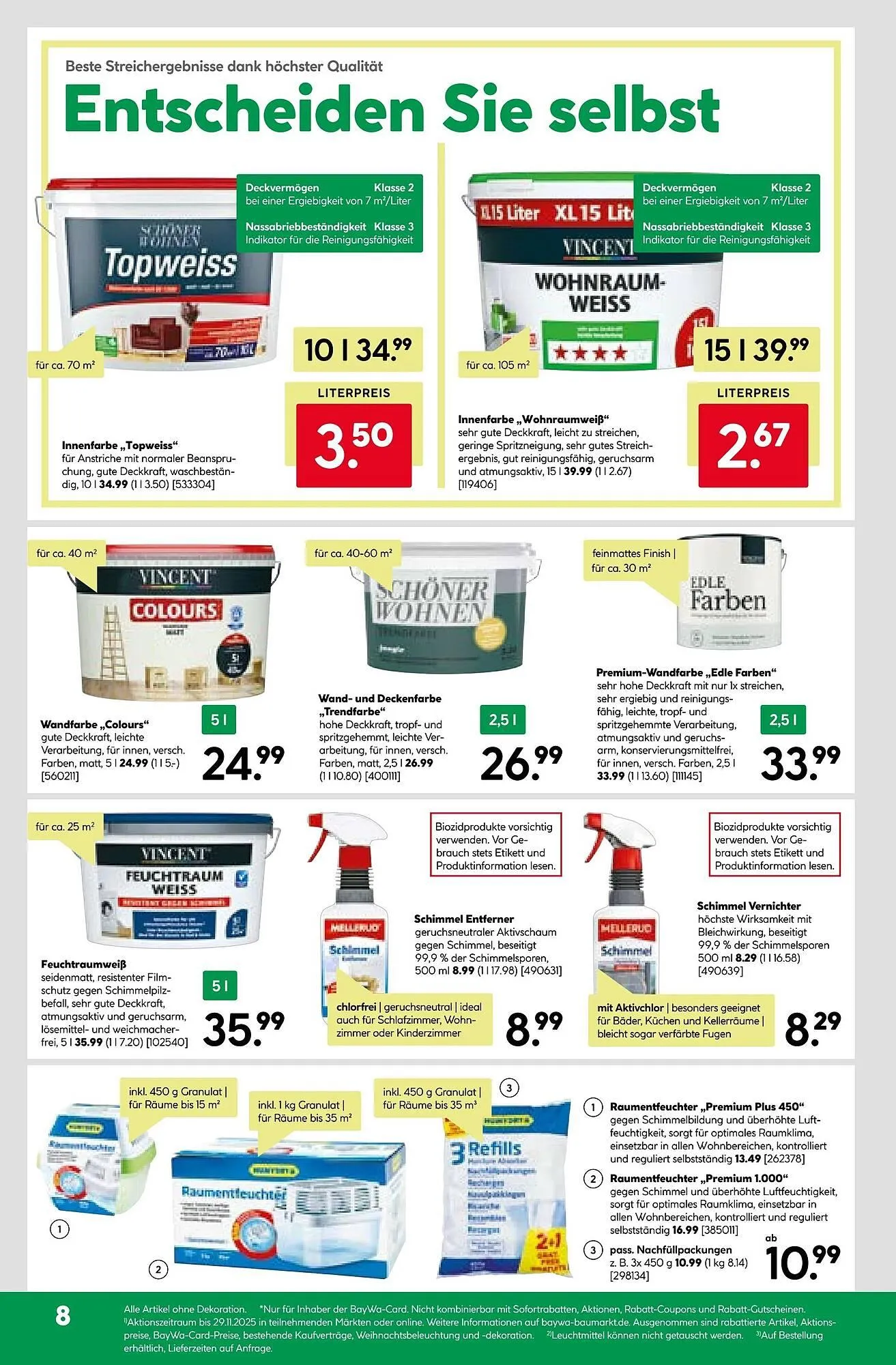 BayWa Prospekt von 3. November bis 9. November 2025 - Prospekt seite 8