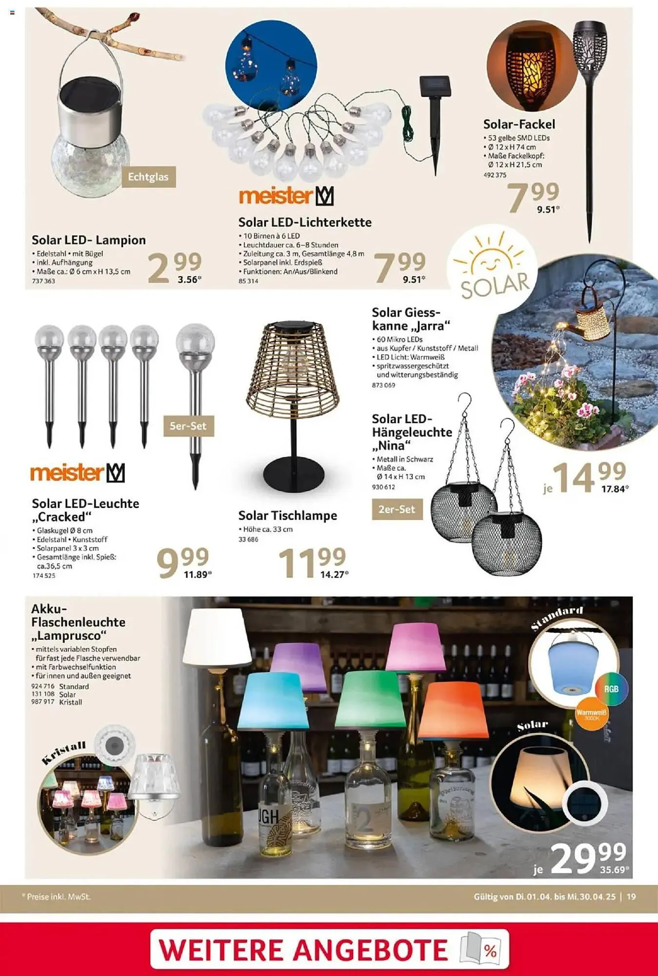 Selgros Prospekt von 1. April bis 30. April 2025 - Prospekt seite 19