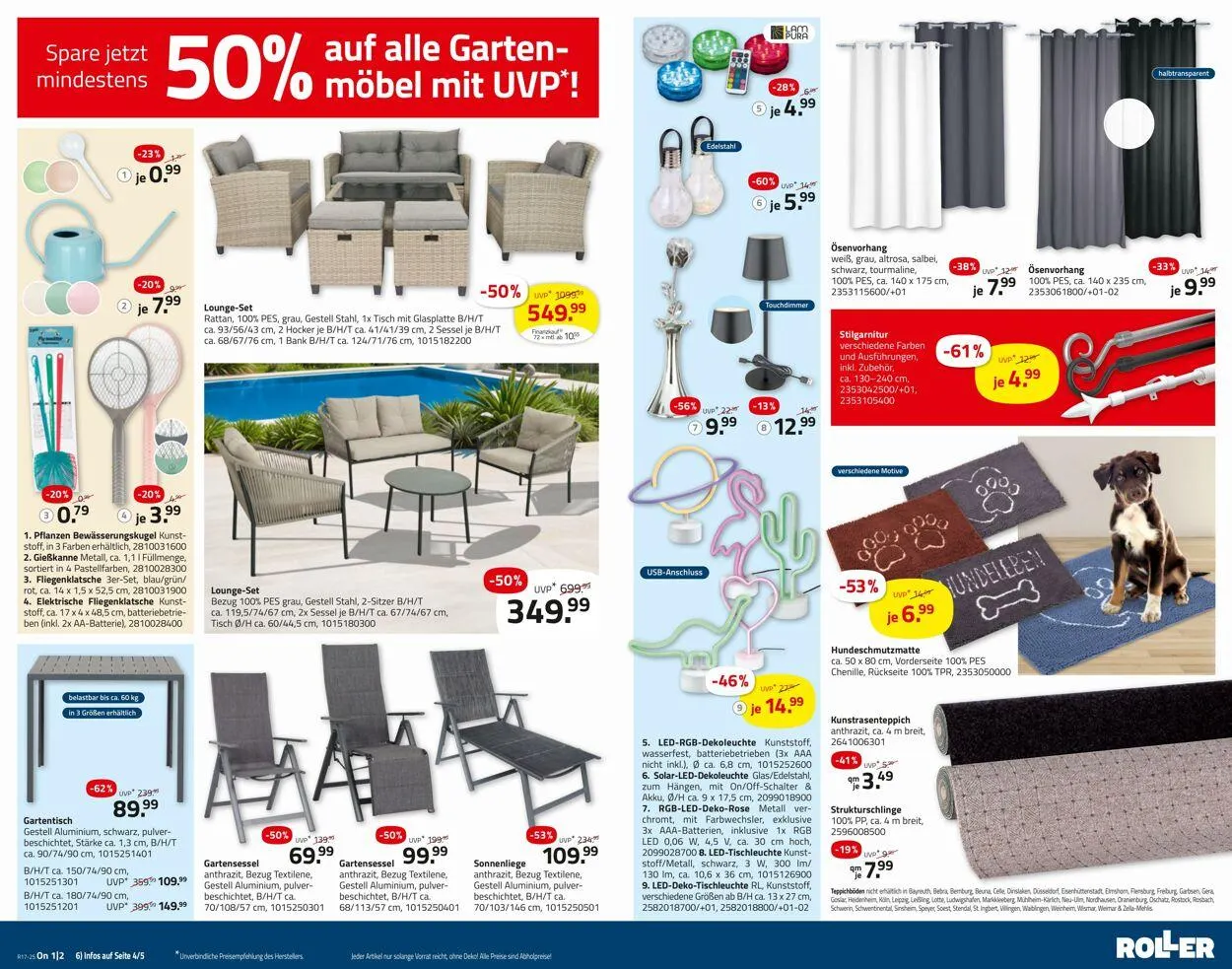 Roller Aktueller Prospekt von 20. April bis 26. April 2025 - Prospekt seite 9