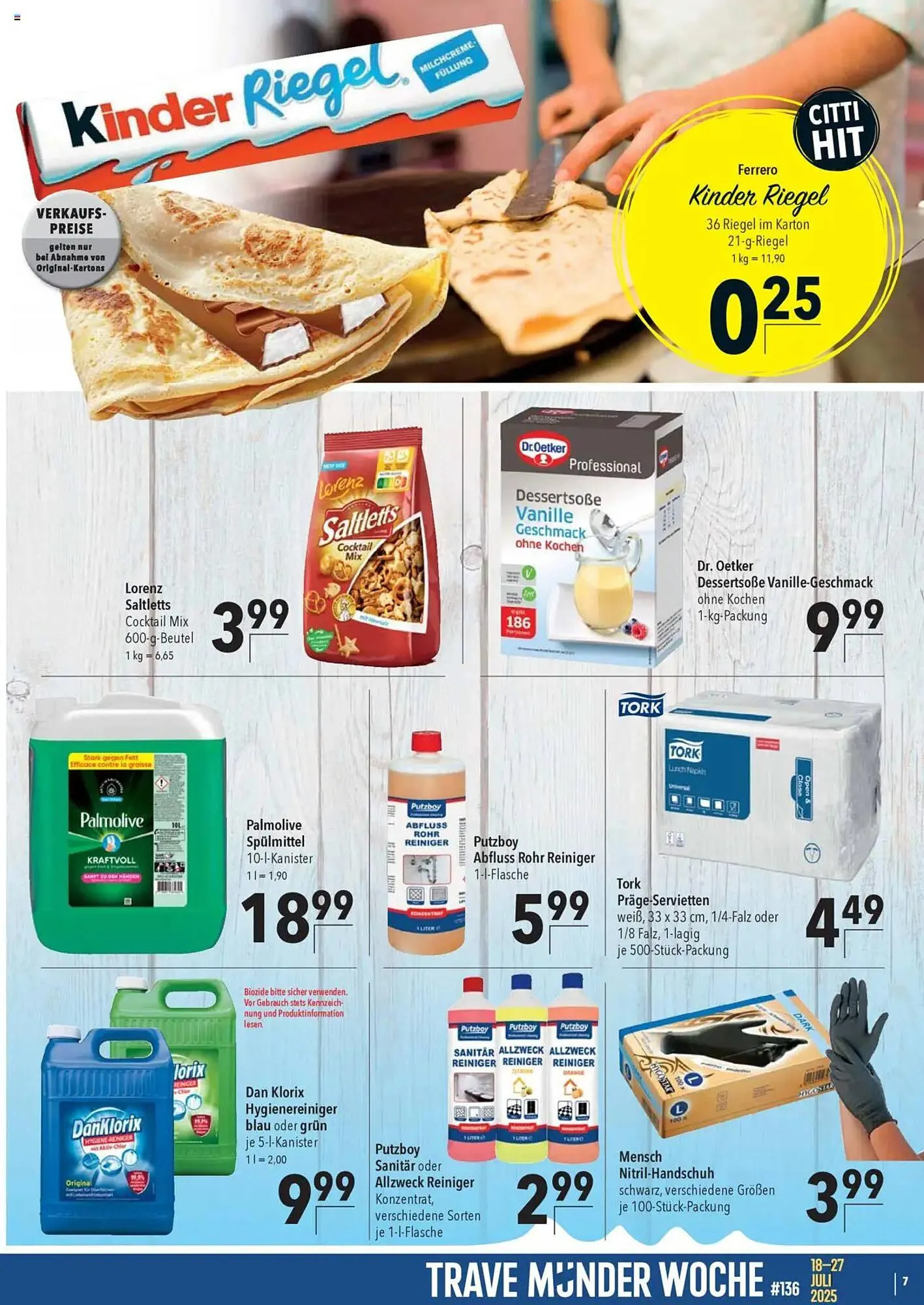 CITTI Markt Prospekt von 16. Juli bis 29. Juli 2025 - Prospekt seite 7