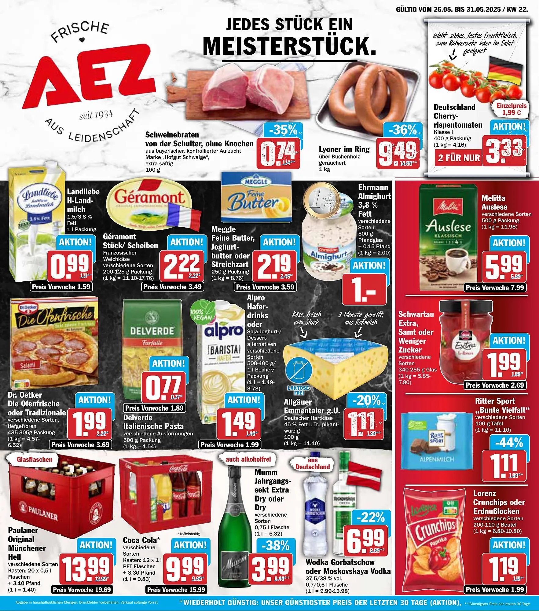 AEZ Prospekt von 26. Mai bis 31. Mai 2025 - Prospekt seite 1