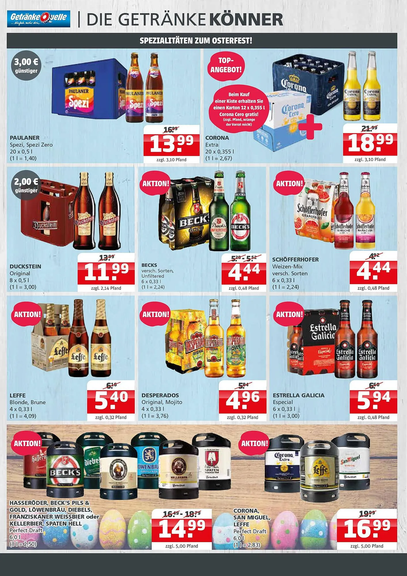 Getränke Quelle Prospekt von 13. April bis 26. April 2025 - Prospekt seite 3
